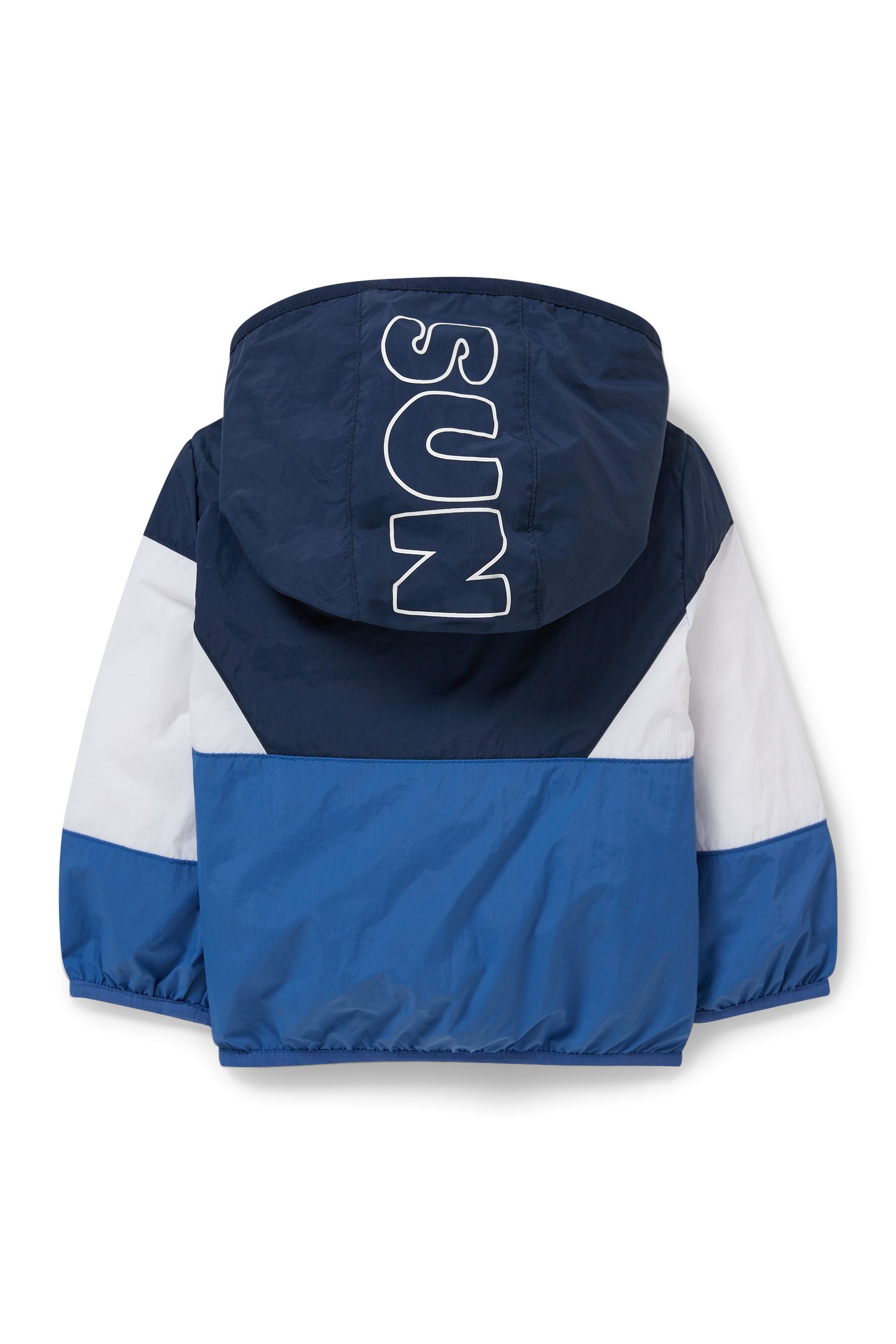 Baby jacket with hood