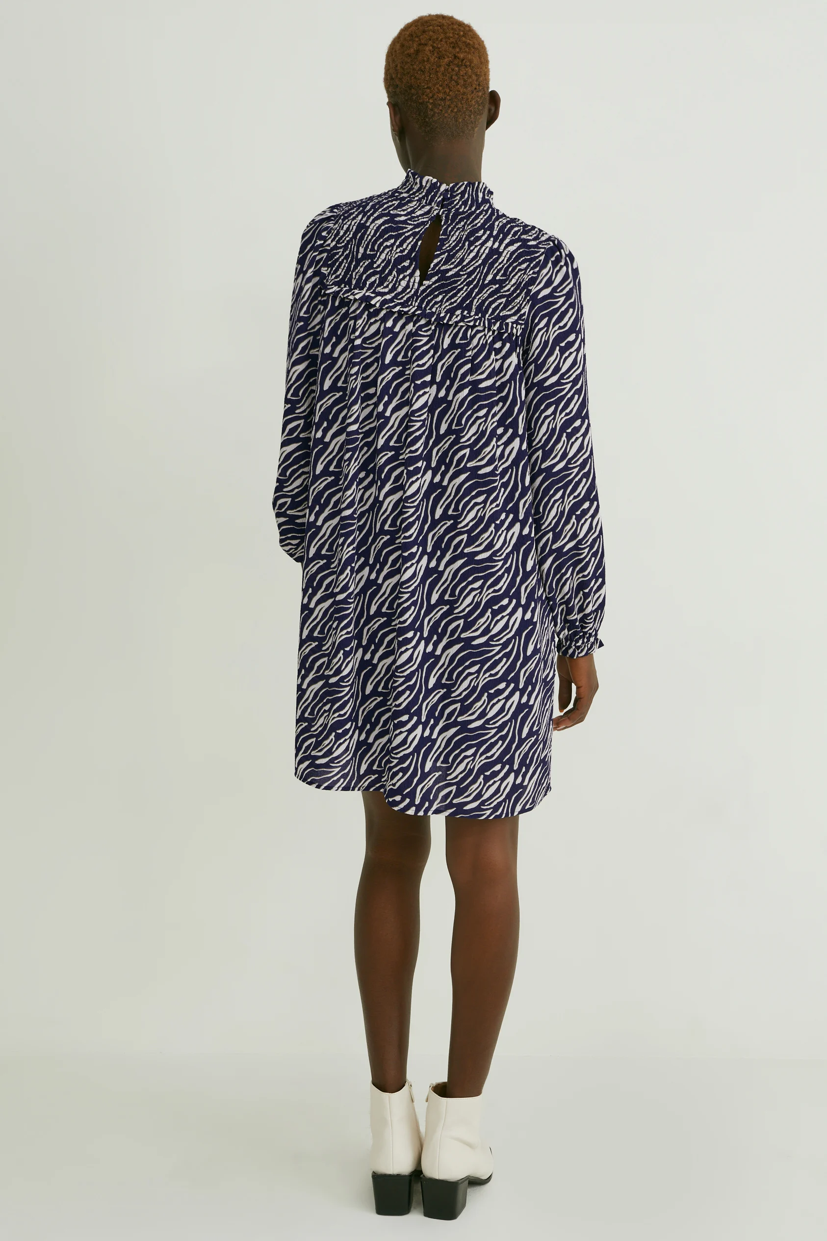 A-line dress - patterned