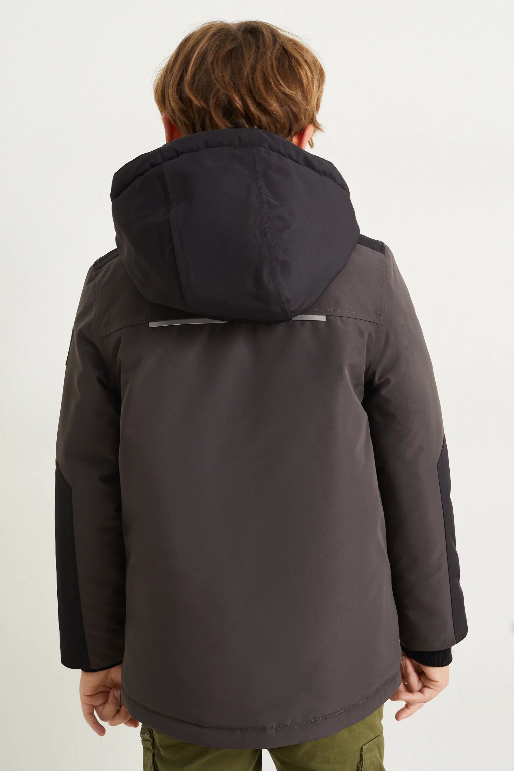 Rain jacket with hood