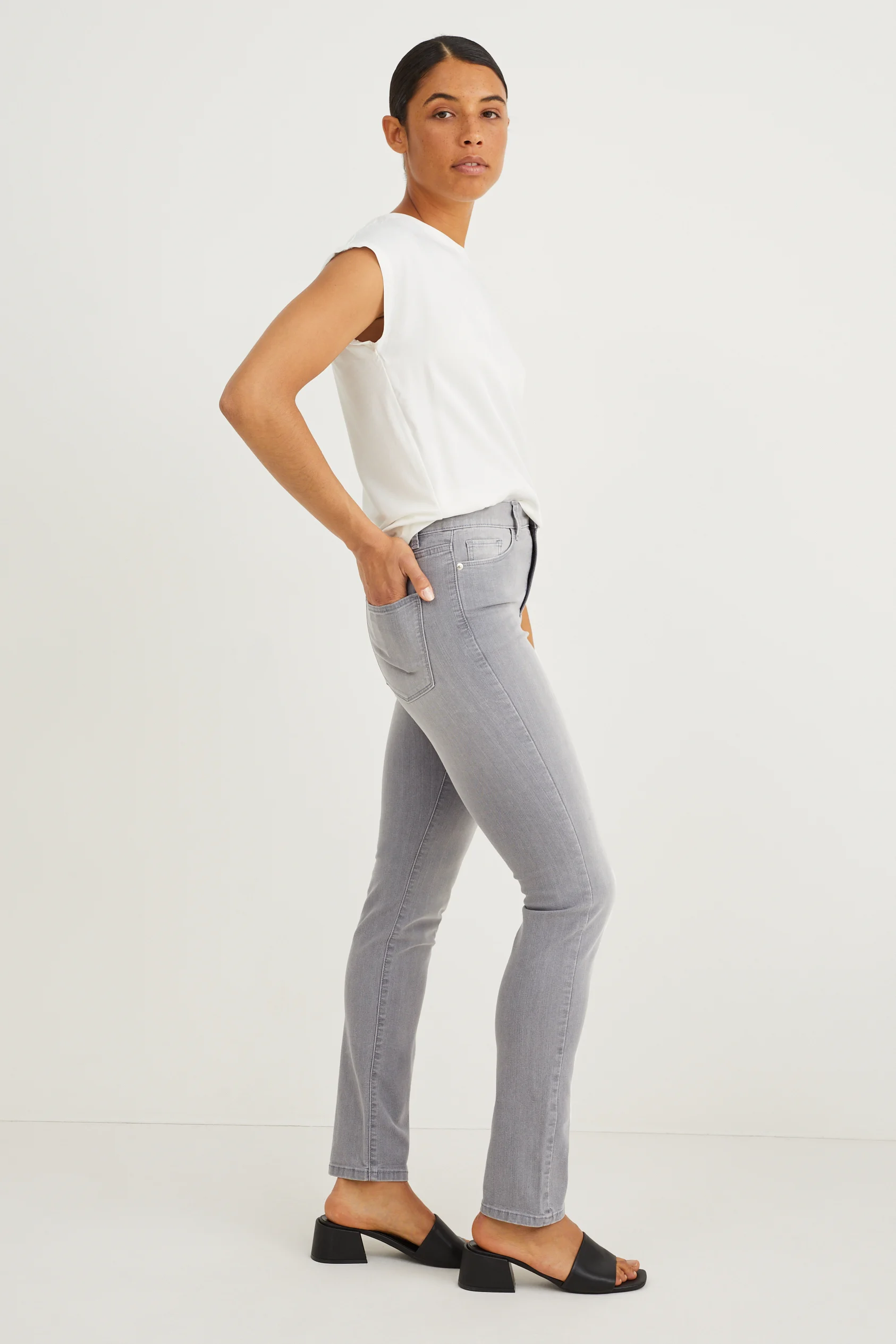 Slim jeans - high waist