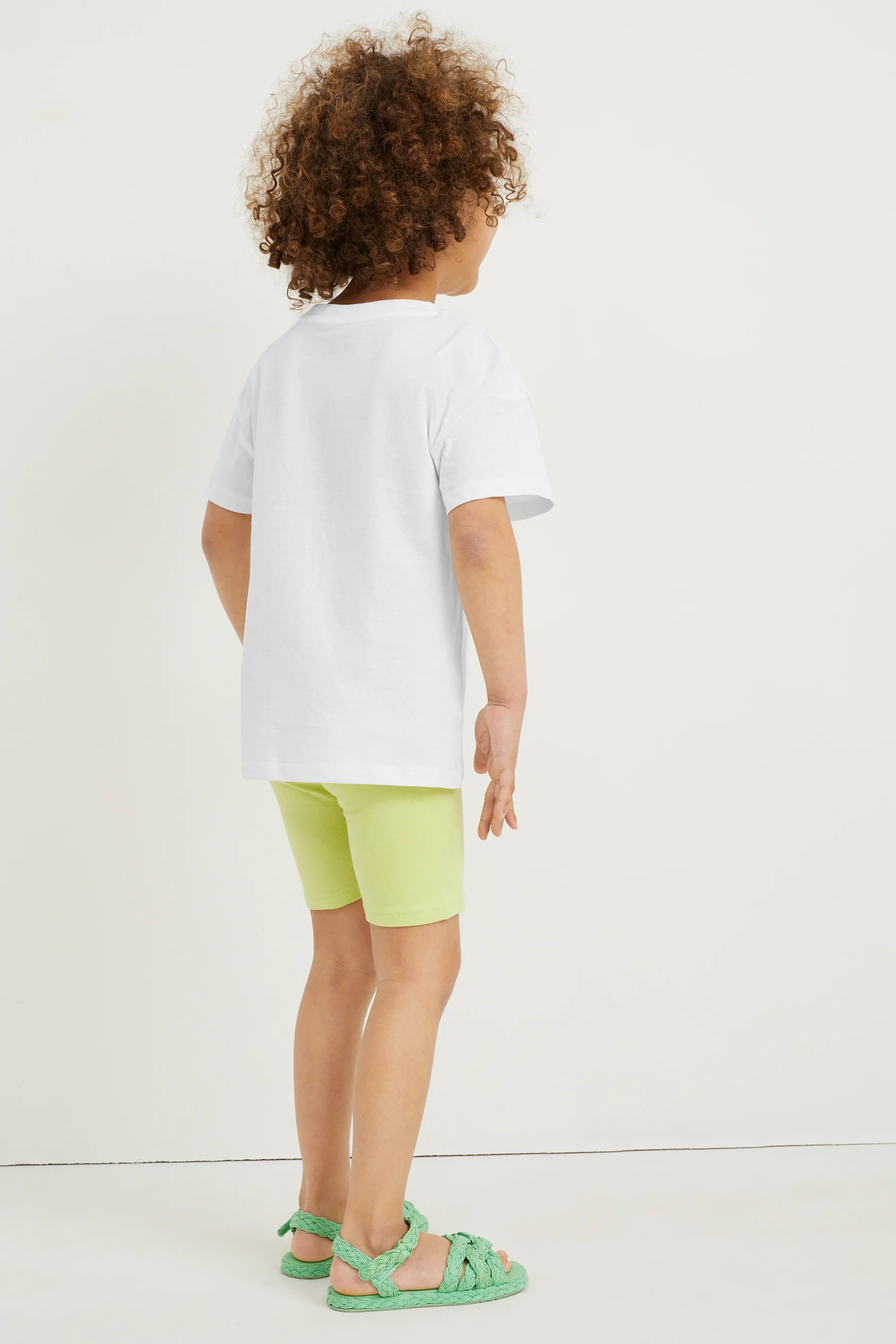 Set - short sleeve T-shirt and cycling shorts - 2 piece