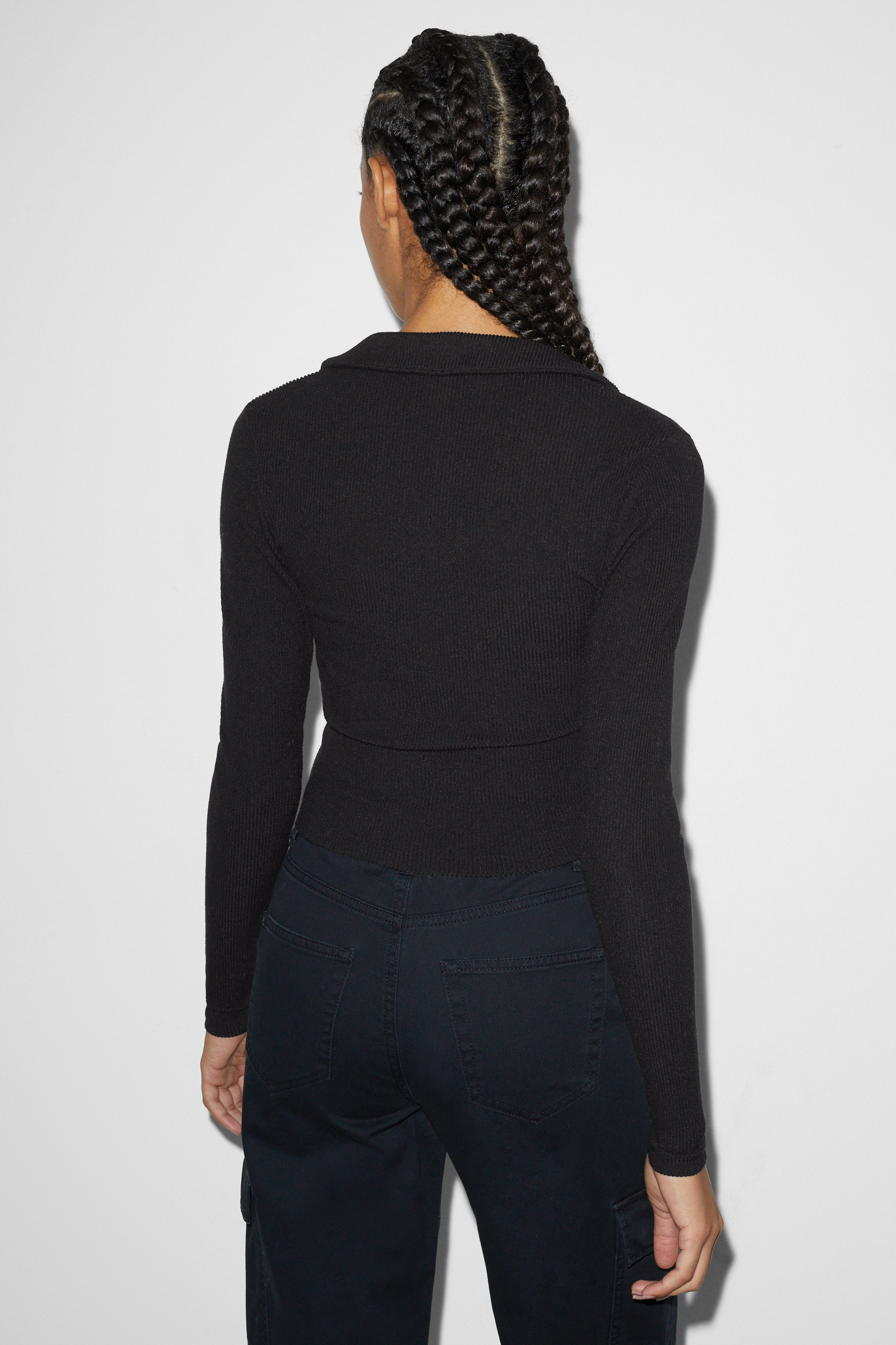 CLOCKHOUSE - cropped long sleeve top