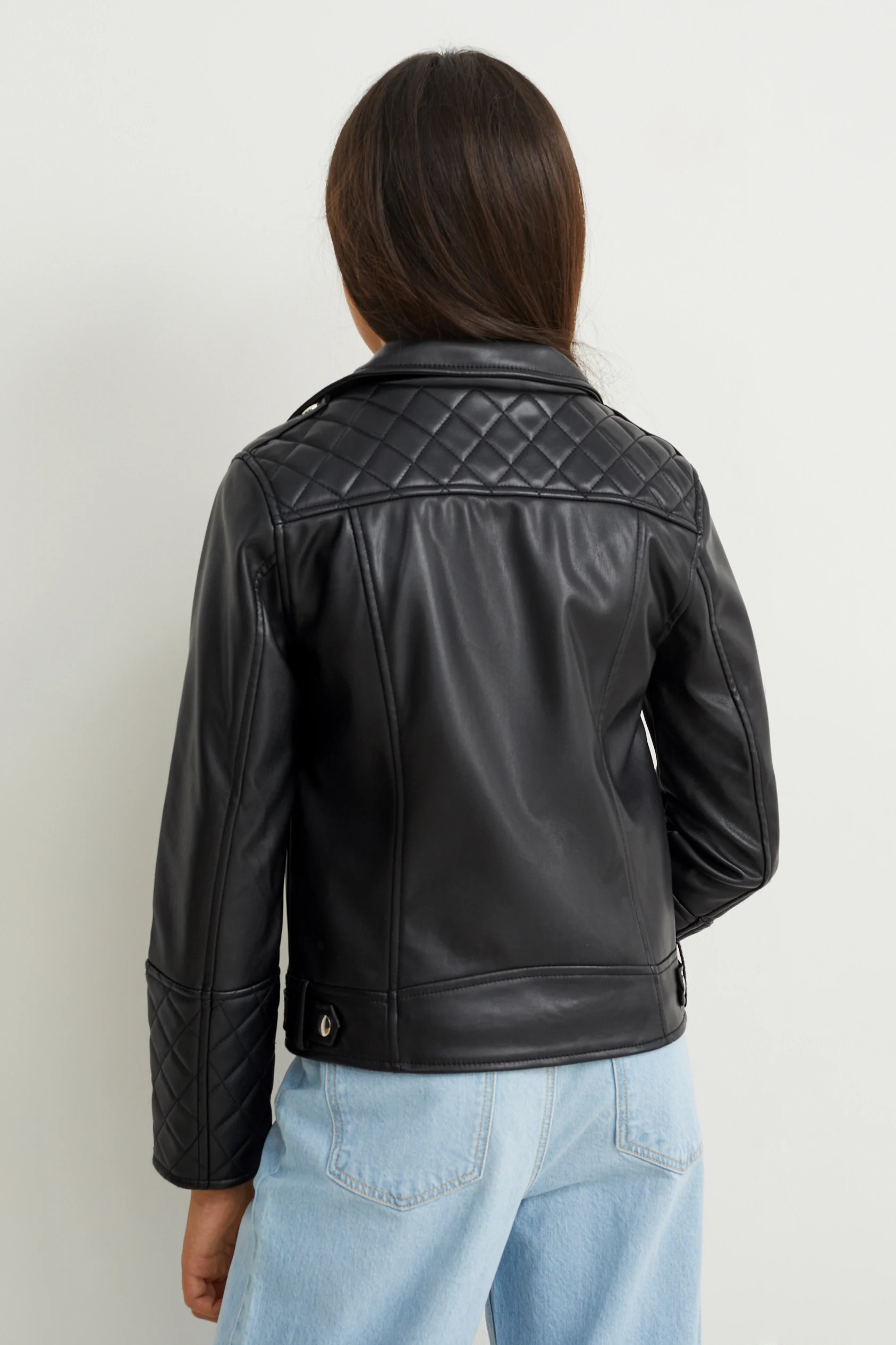 Biker jacket - faux leather