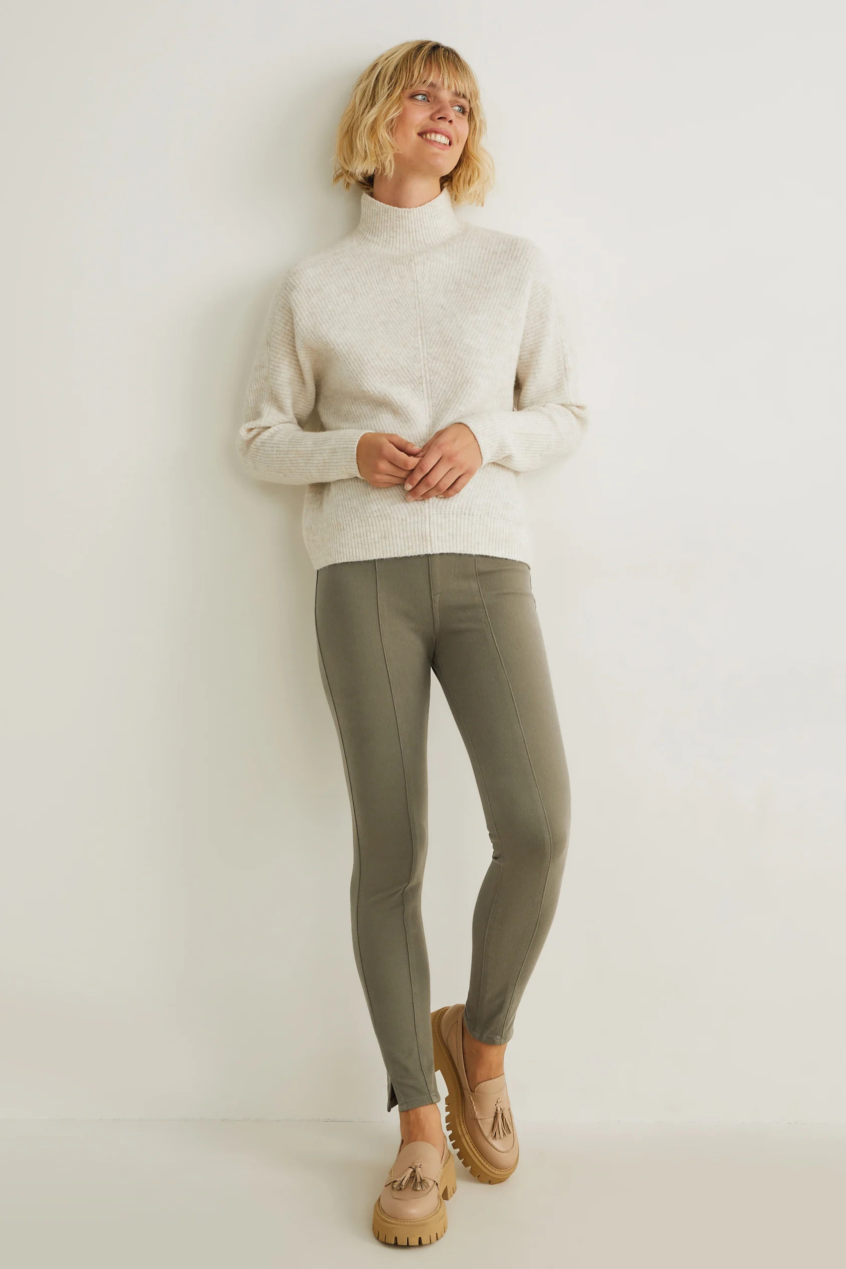 Trousers - high waist - skinny fit - 4 Way Stretch