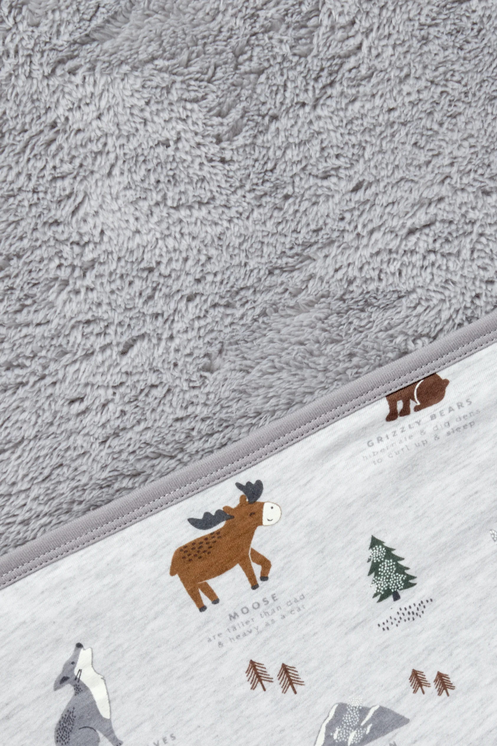 Woodland - baby blanket