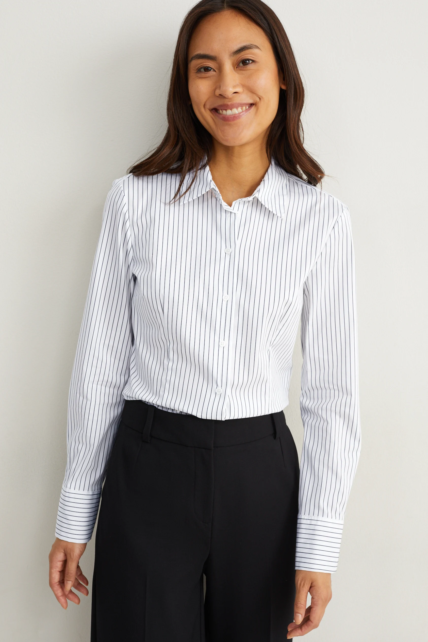Business blouse - striped