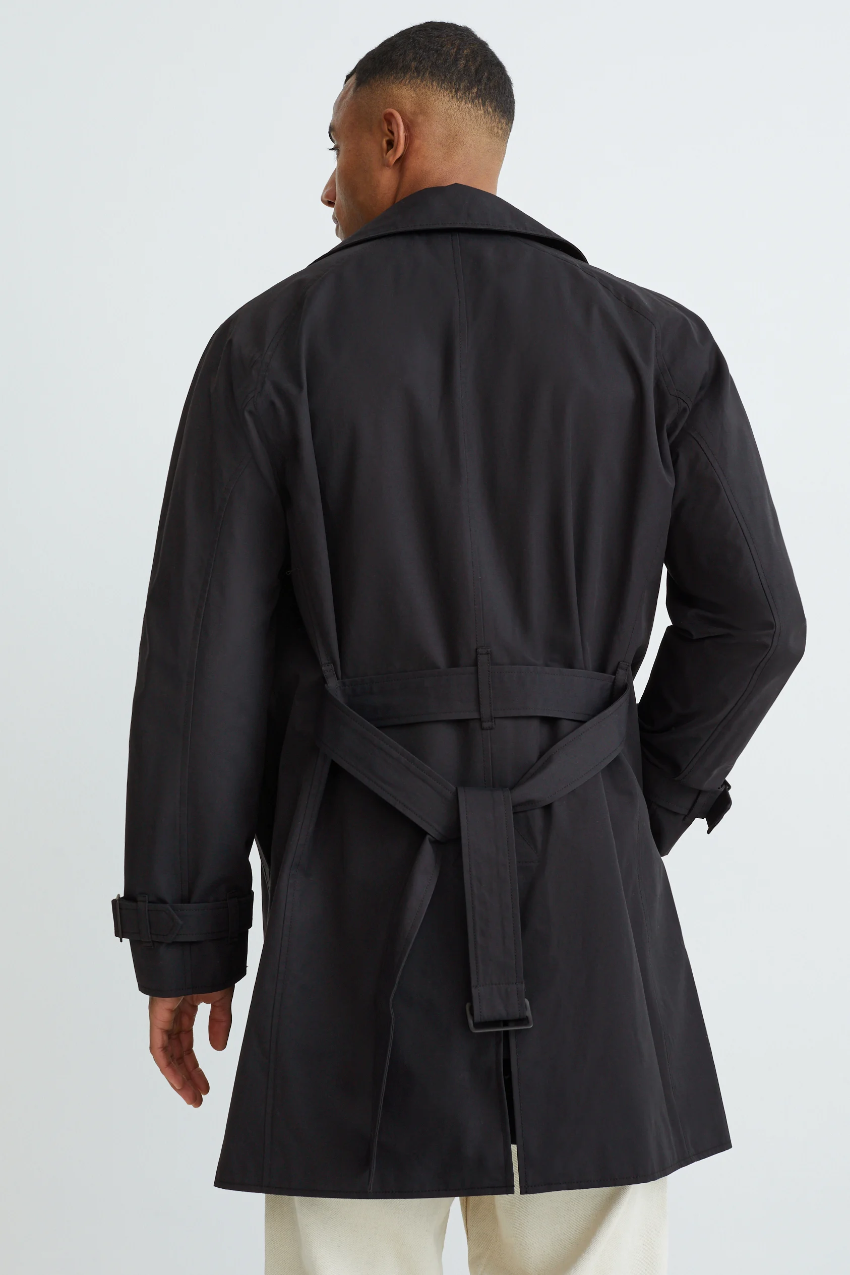 Trench coat - with recycled nylon