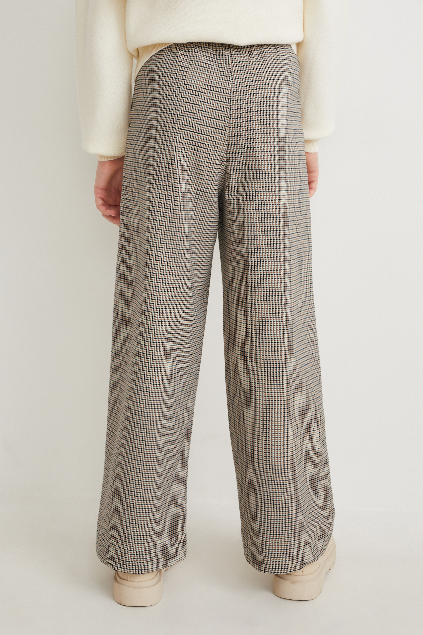 Cloth trousers - check