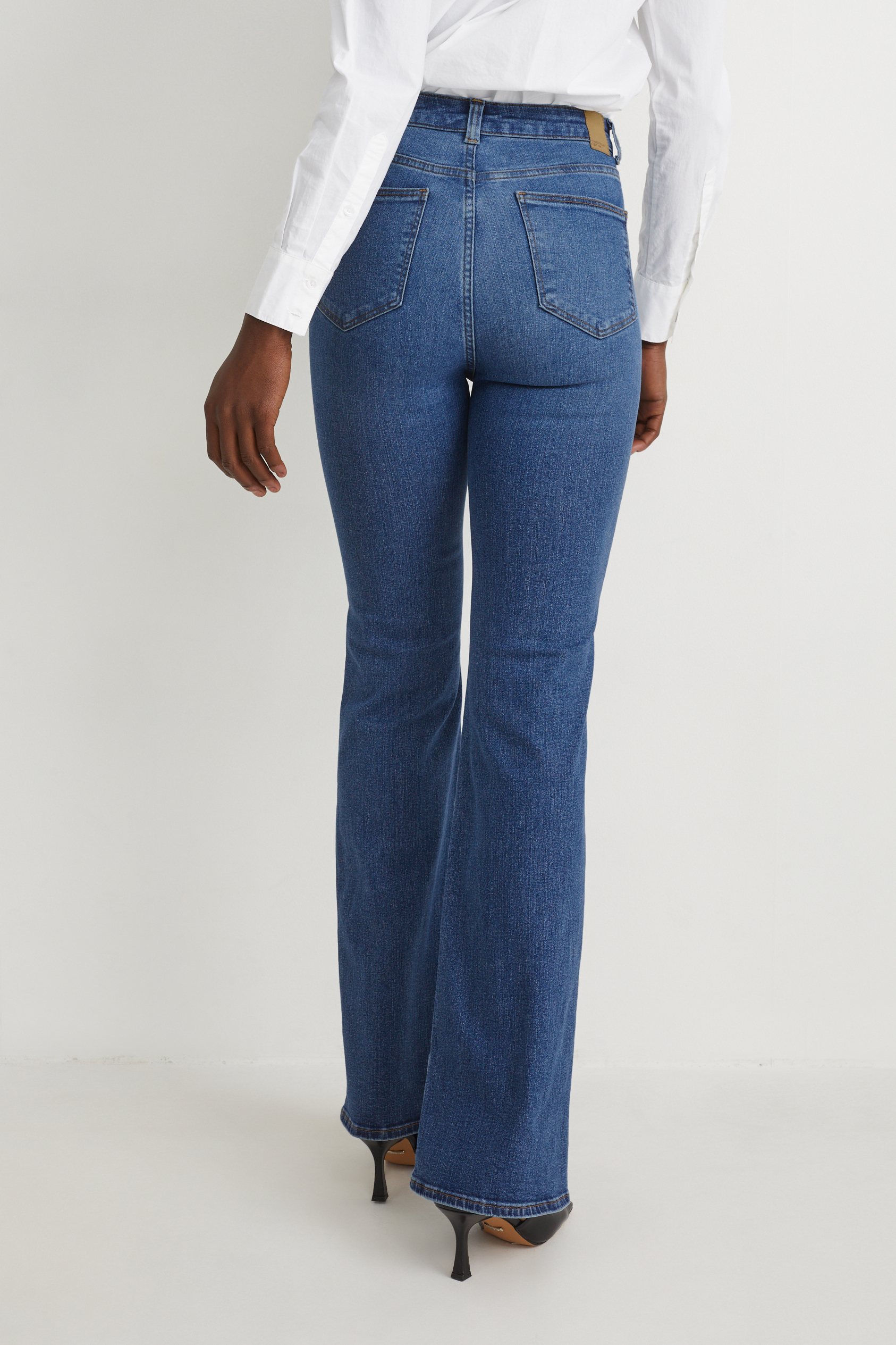 Flared jeans - high waist - LYCRA?