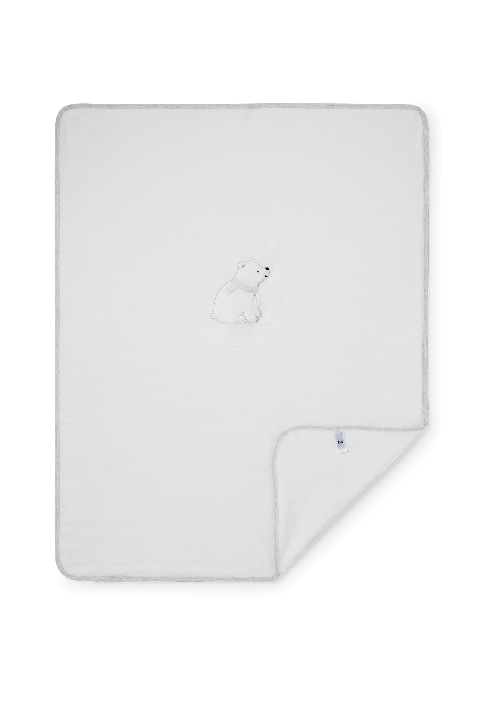 Polar bear - baby blanket