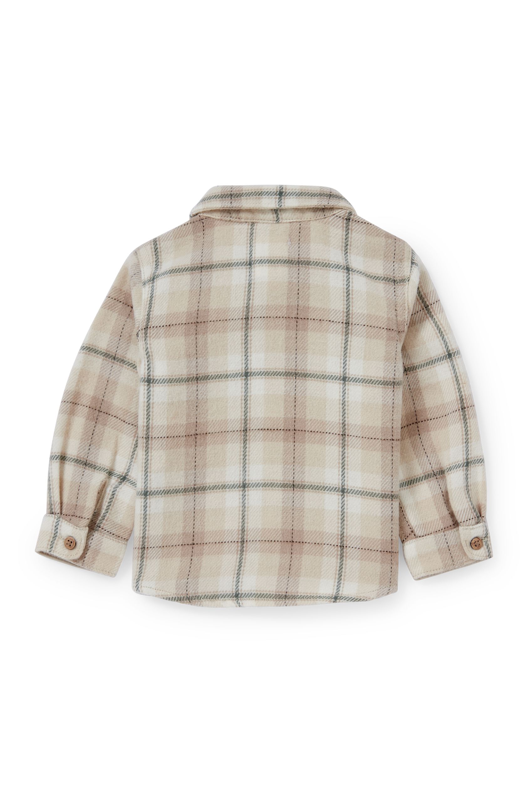 Baby flannel shirt - check