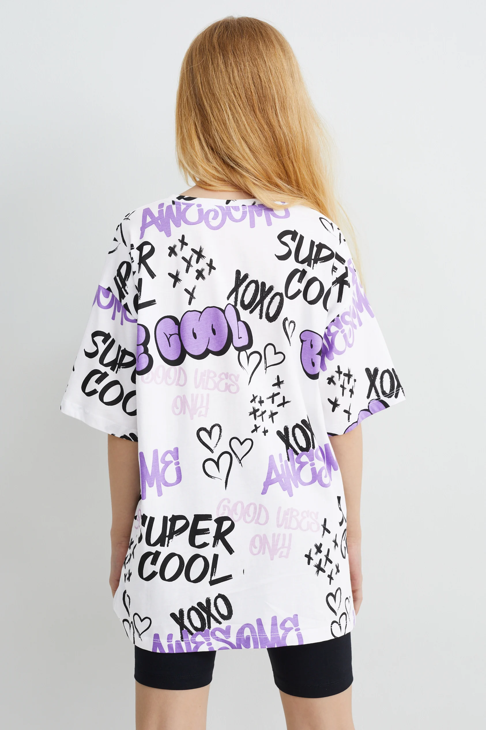 Short sleeve T-shirt - patterned