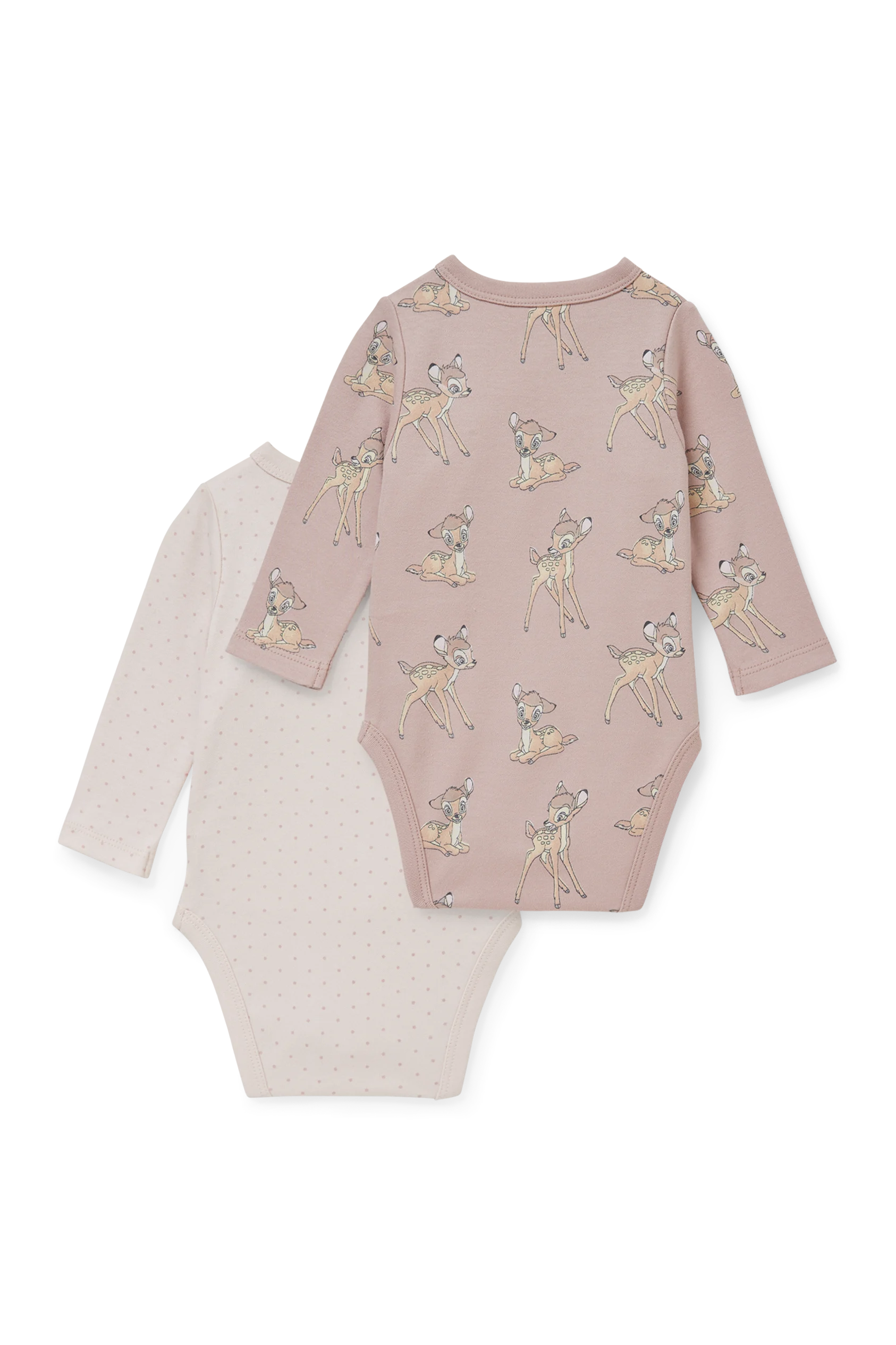 Multipack of 2 - Bambi - baby wrapover bodysuit