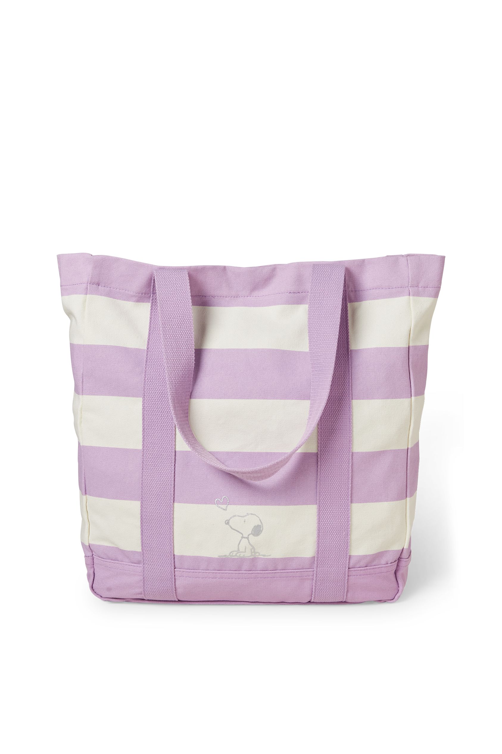 Shopper - striped - Snoopy