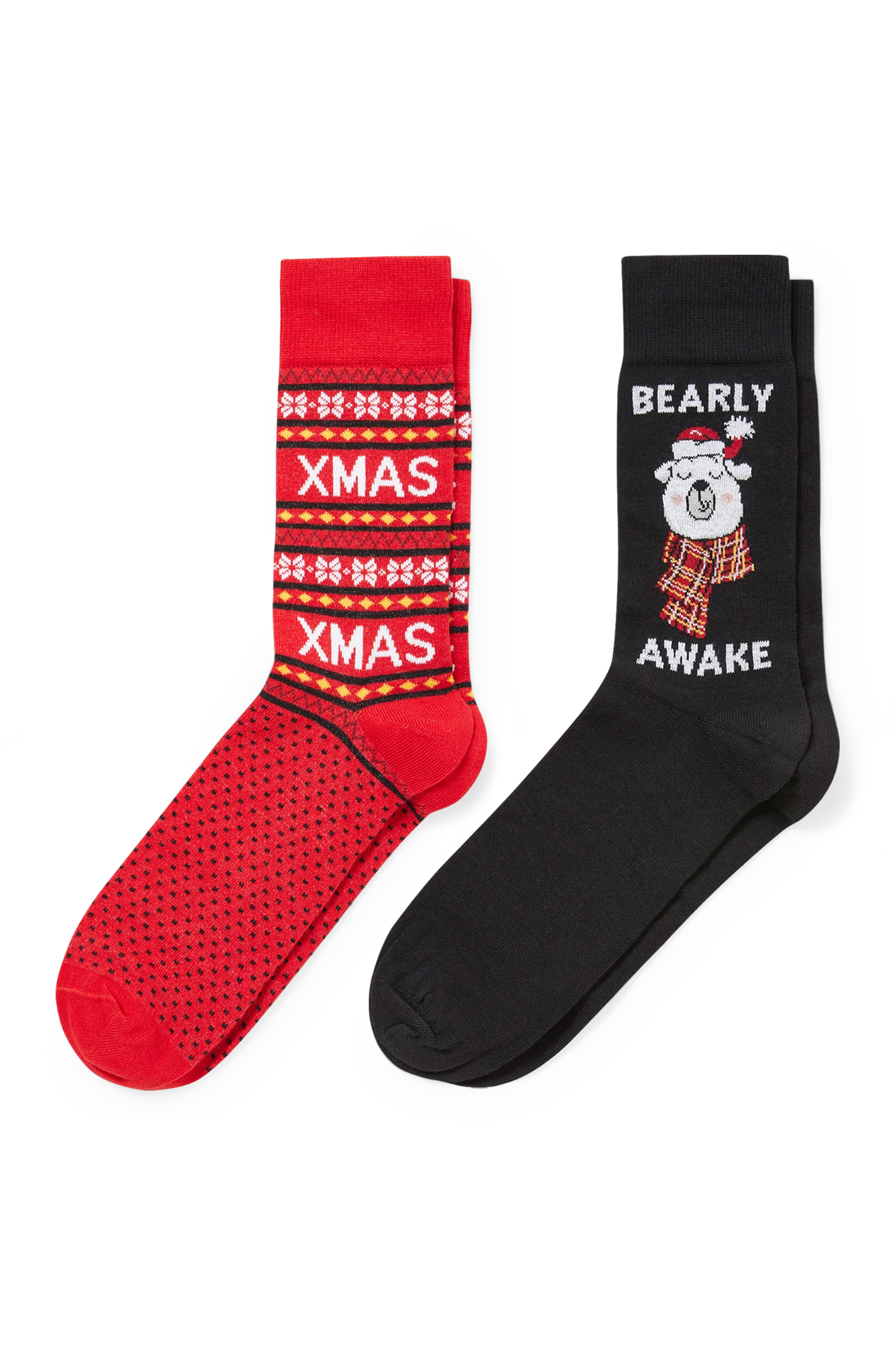 Multipack of 2 - Christmas socks with motif - LYCRA?