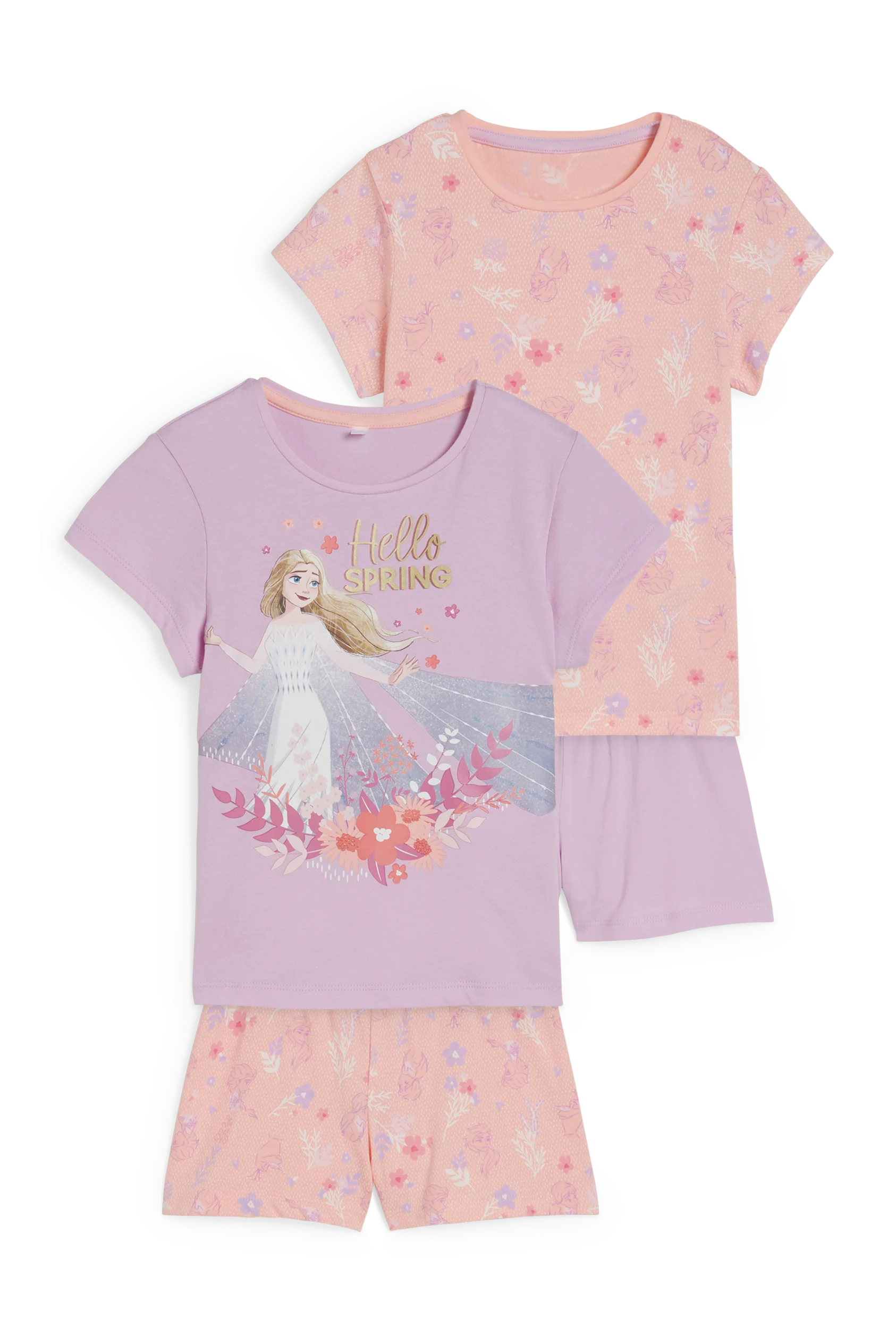 Multipack of 2 - Frozen - short pyjamas - 4 piece