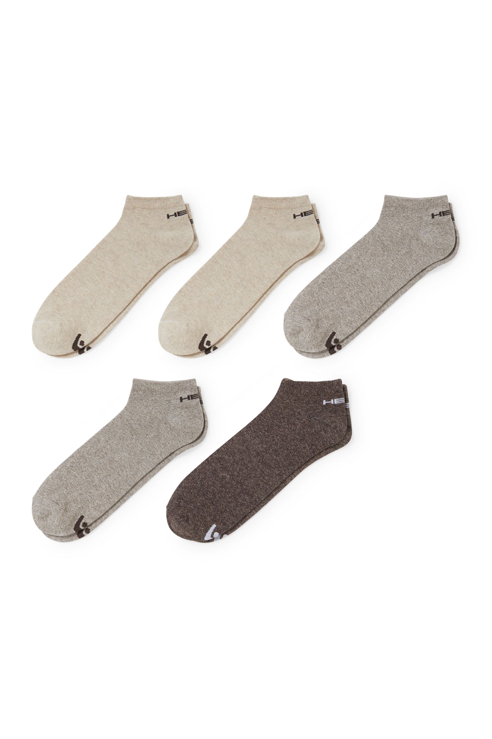 HEAD - multipack of 5 - trainer socks