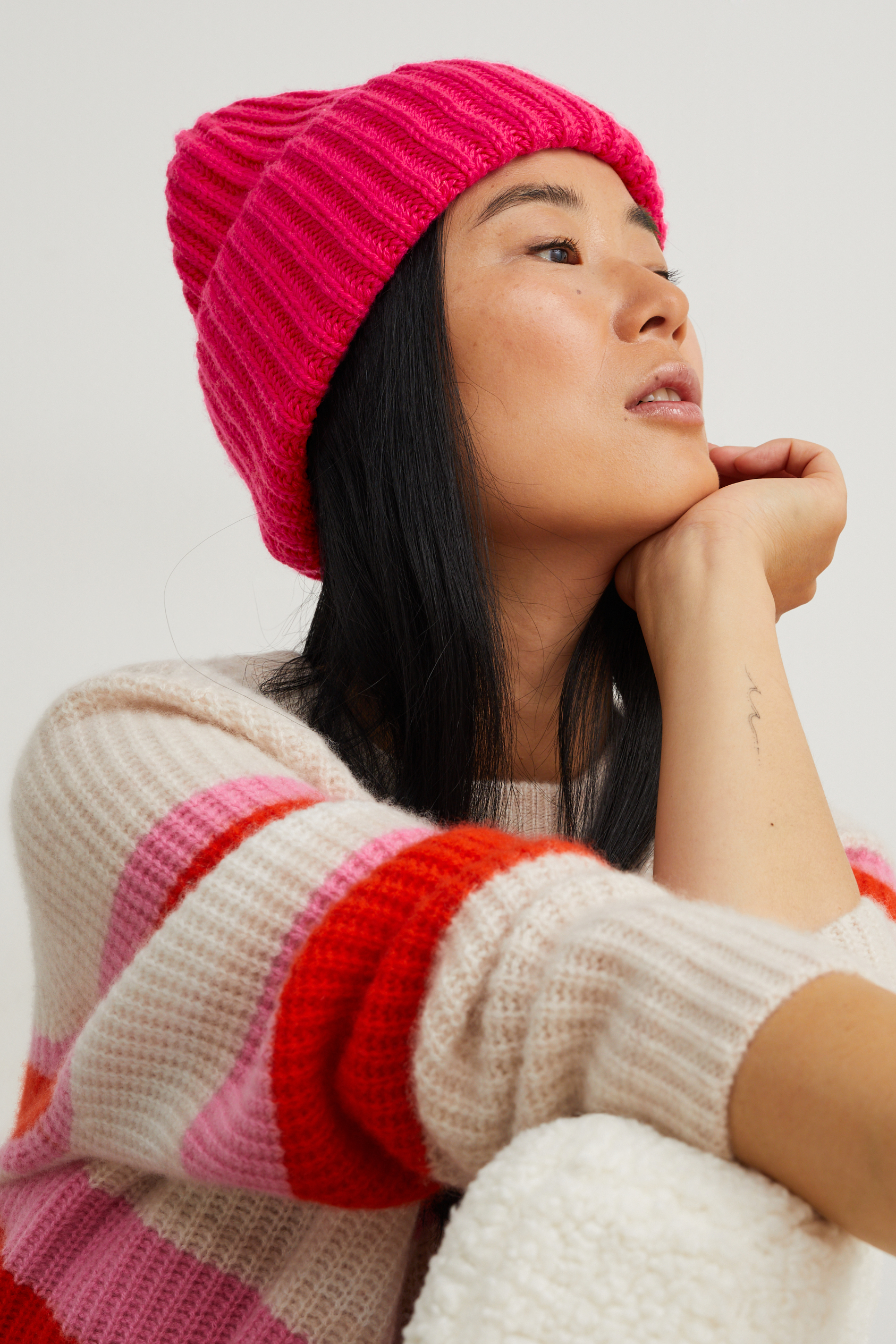 Cashmere blend hat