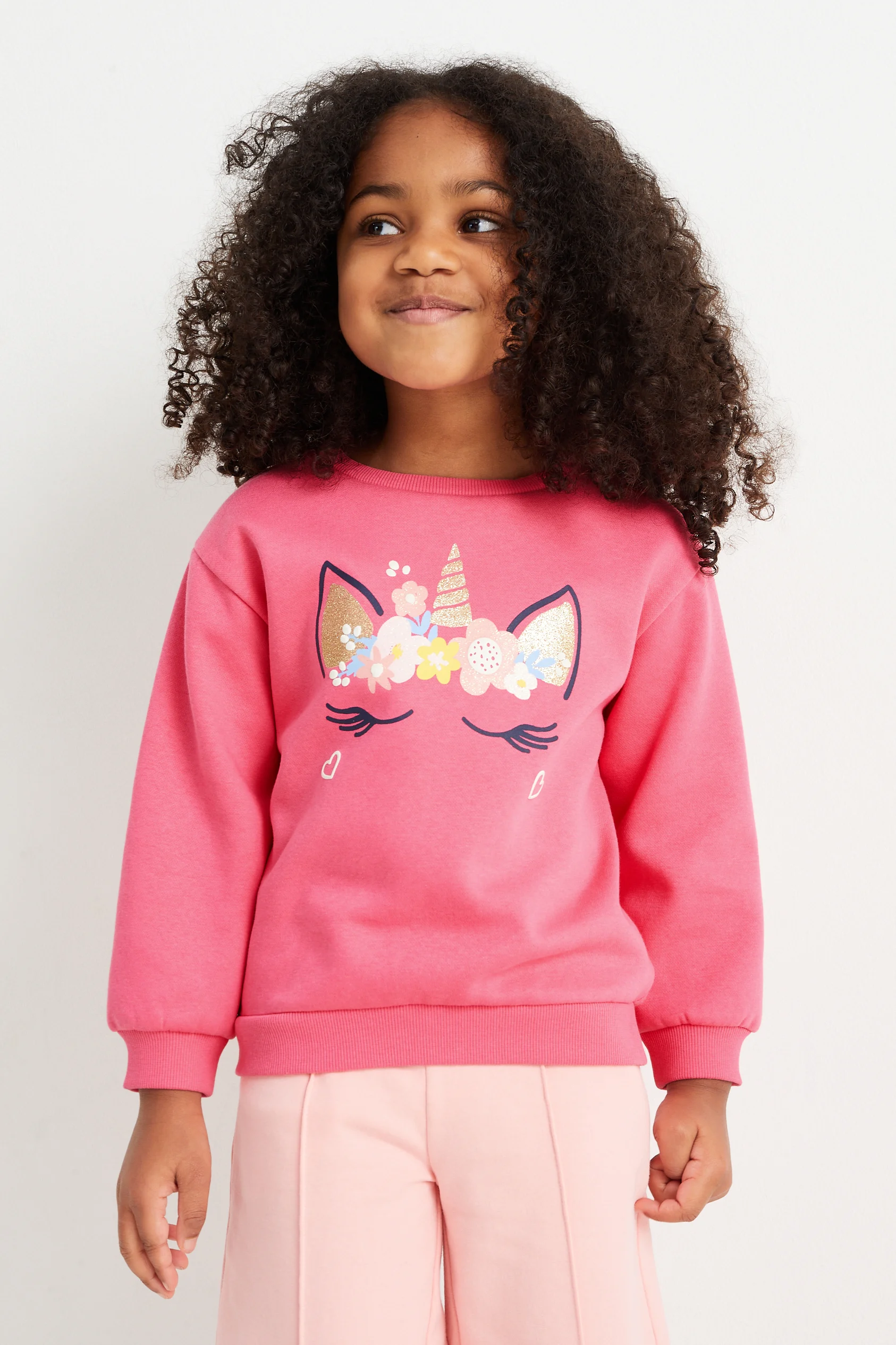 Multipack of 2 - unicorn and flowers - sweatshirt