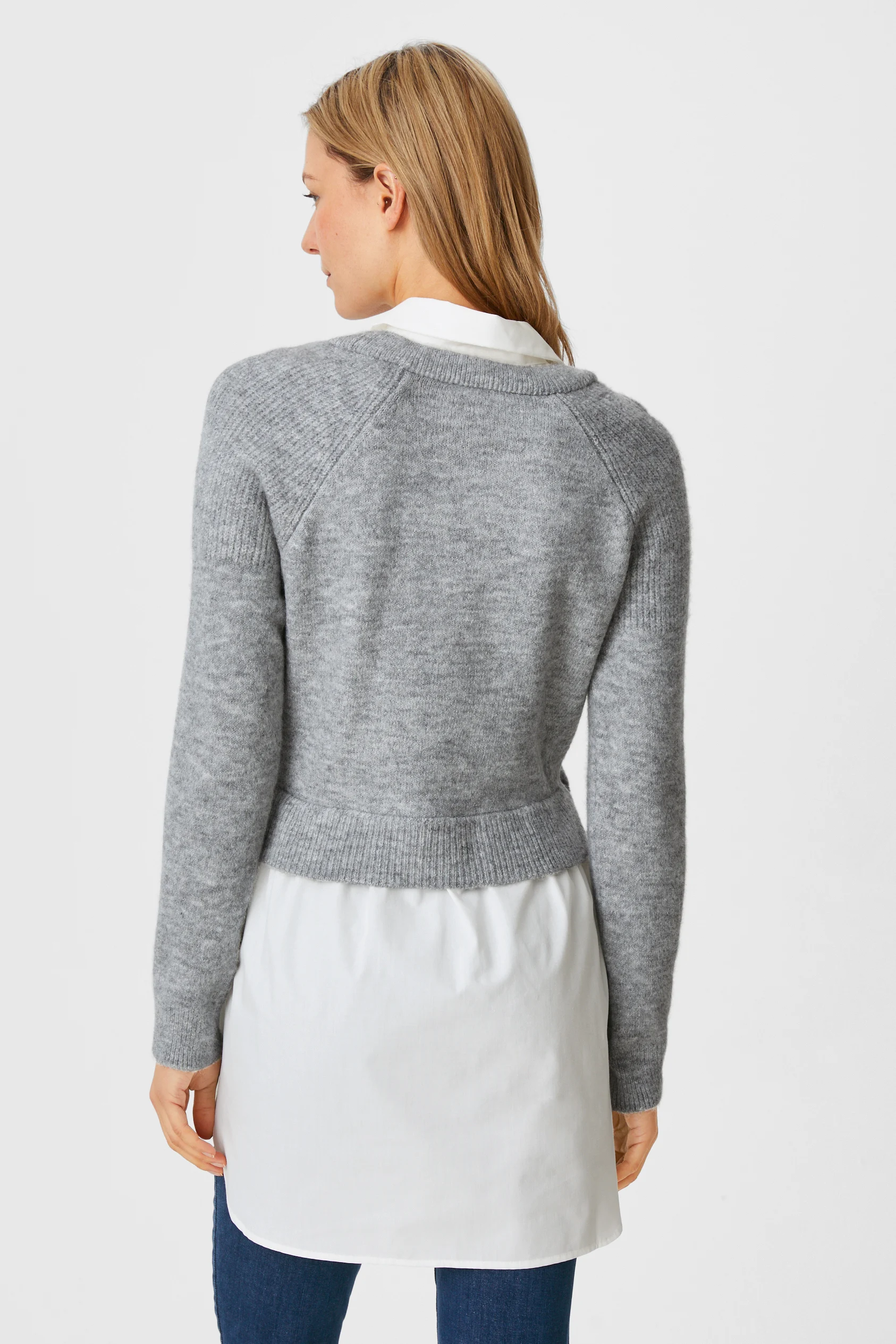 Maternity jumper - 2-in-1 look