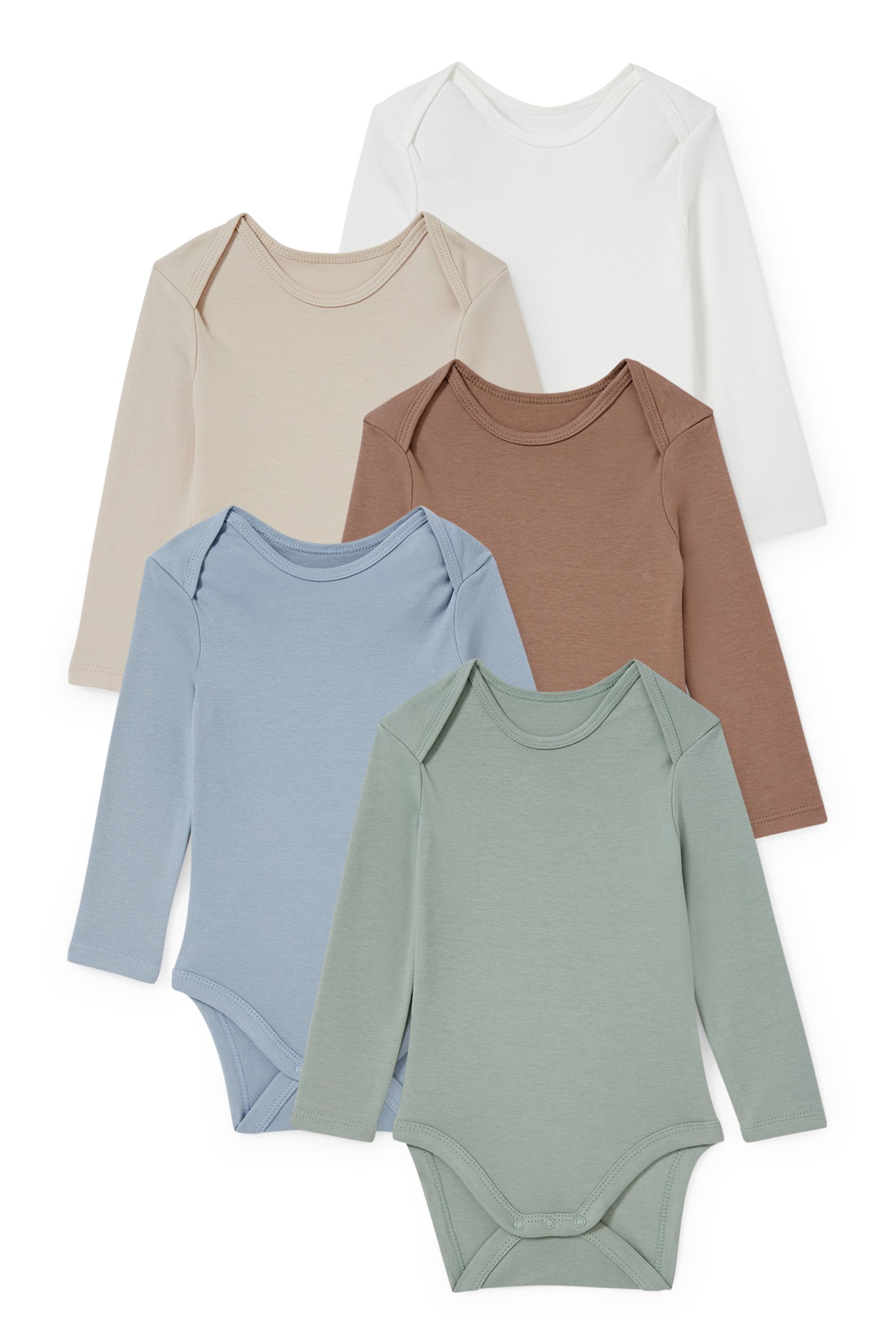 Multipack of 5 - baby bodysuit