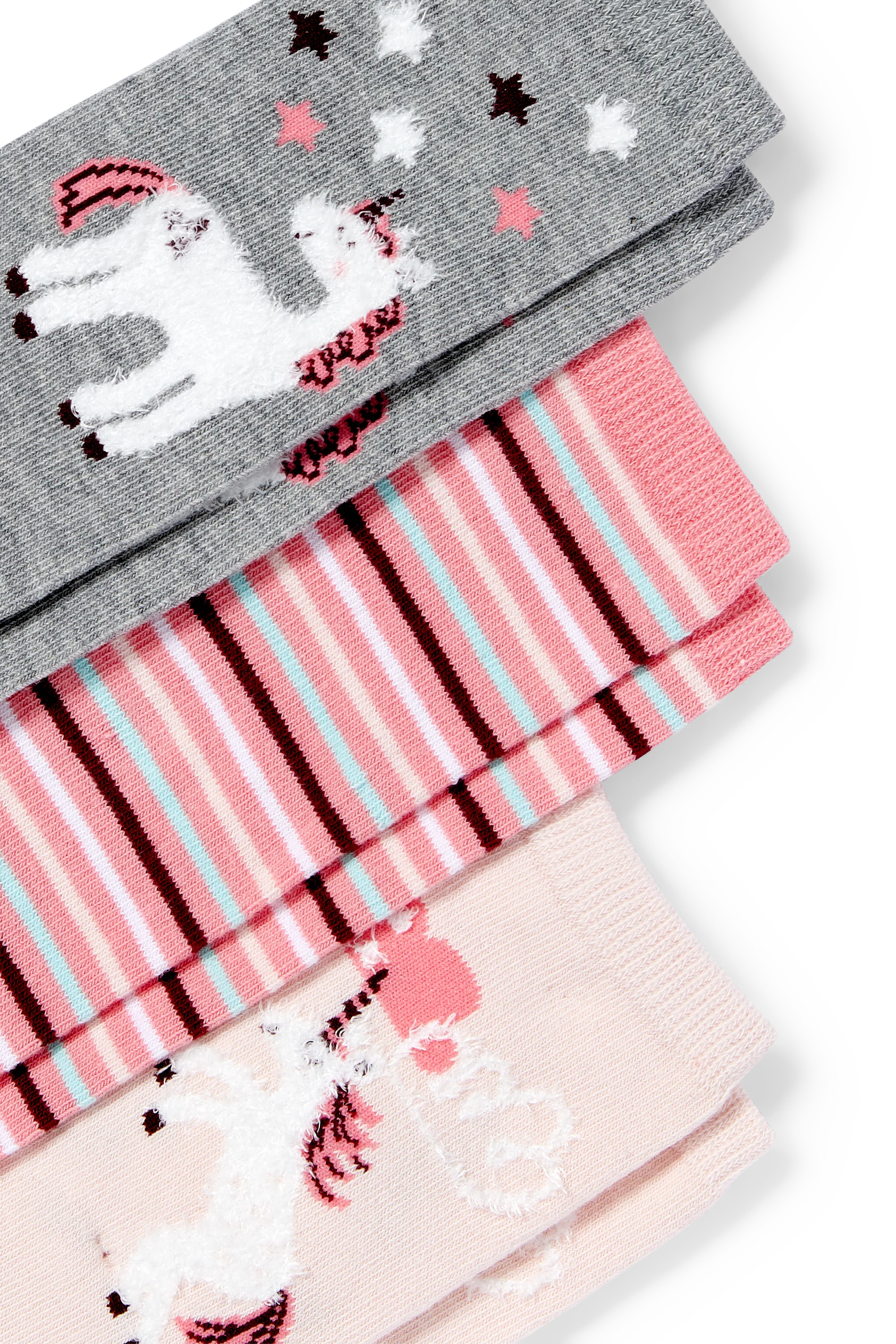 Multipack of 3 - unicorn - knee-high socks with motif