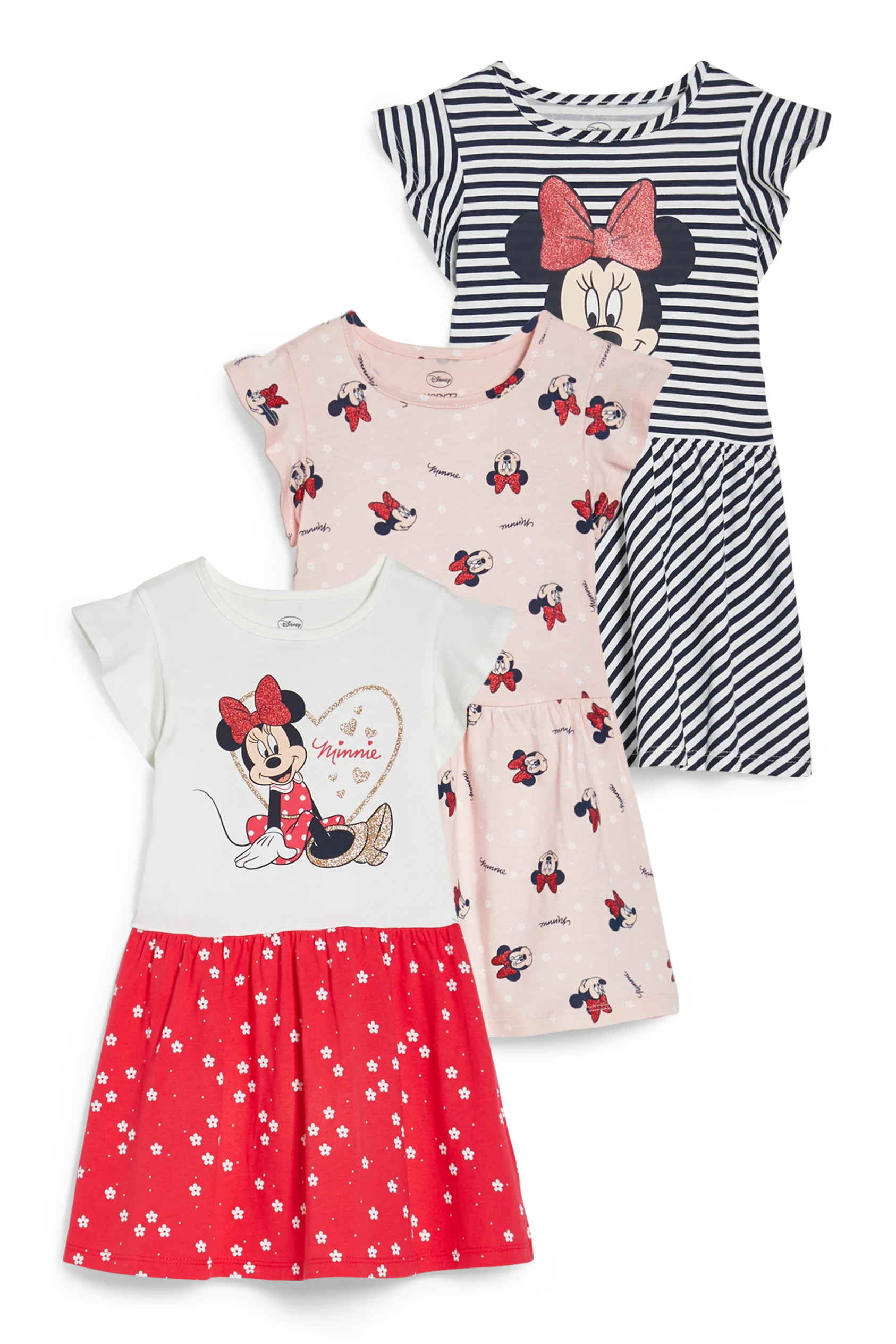 Multipack of 3 - Minnie Mouse - dress
