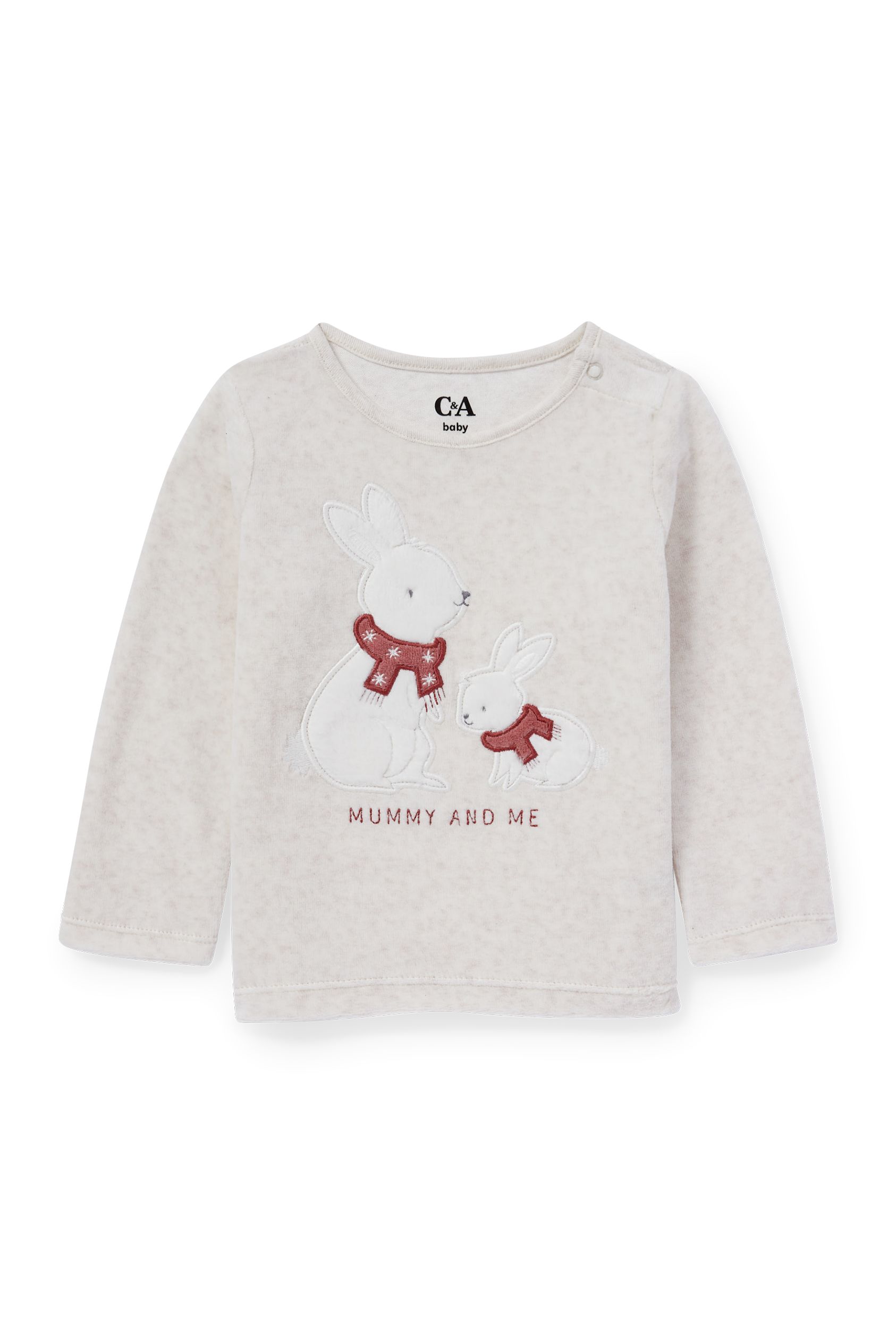 Bunny - baby winter pyjamas - 2 piece