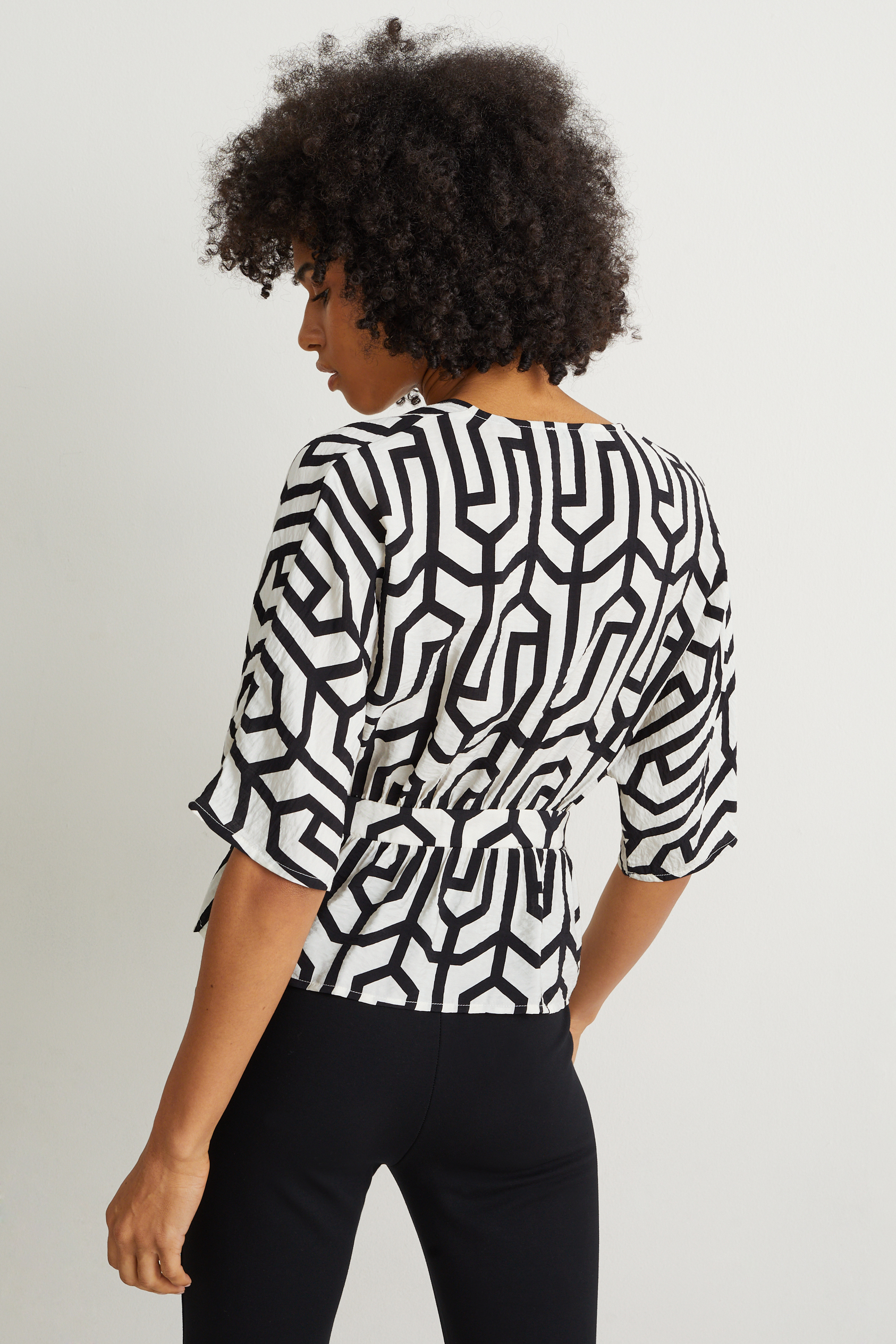 Blouse - patterned