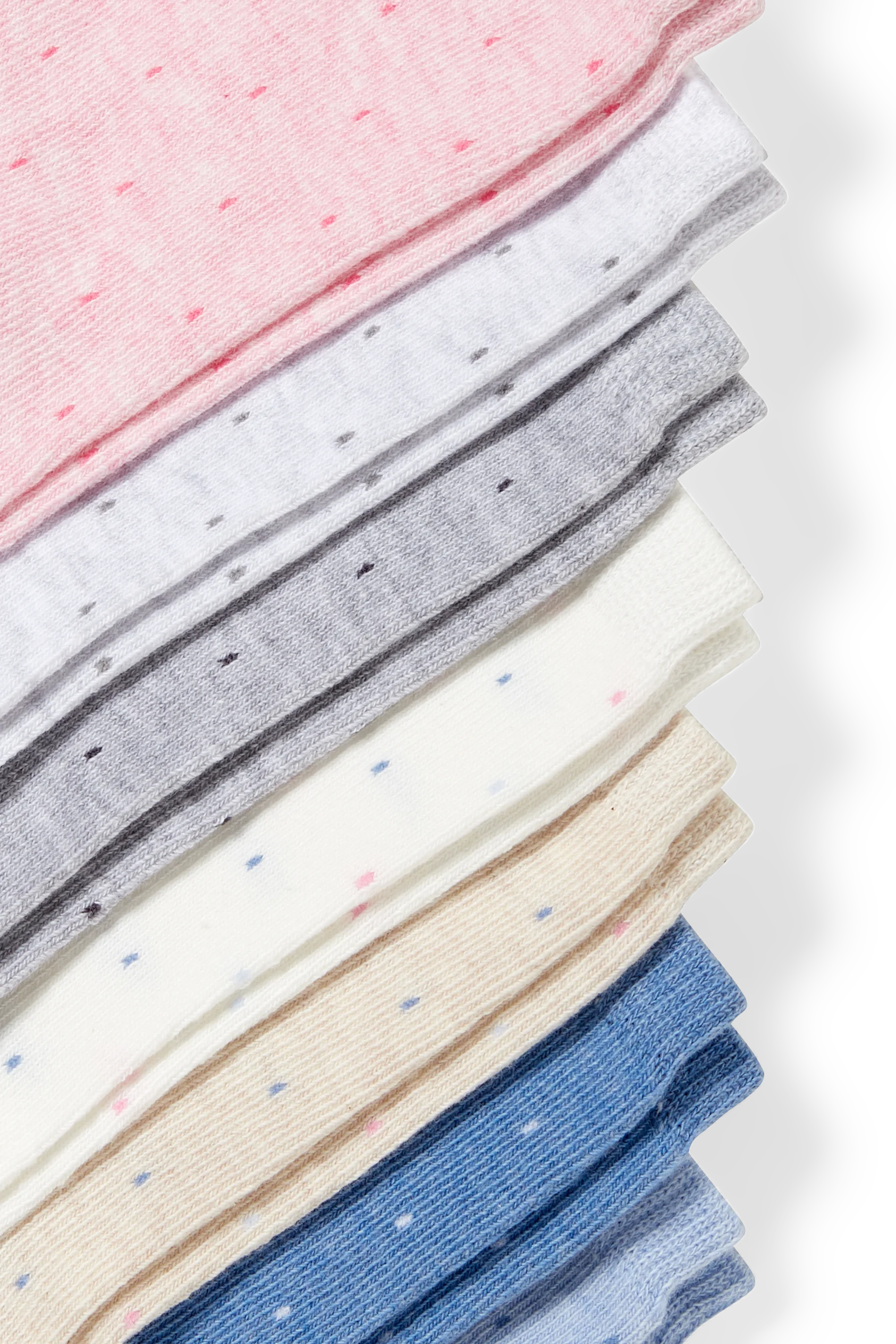 Multipack of 7 - socks - polka dot