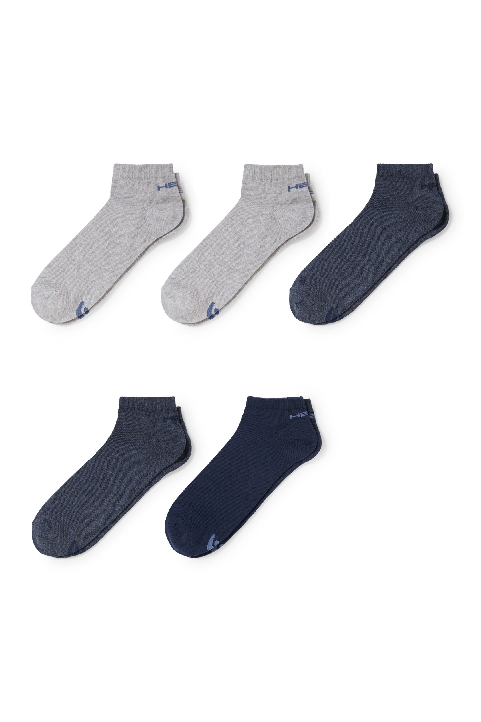 HEAD - multipack of 5 - short sports socks