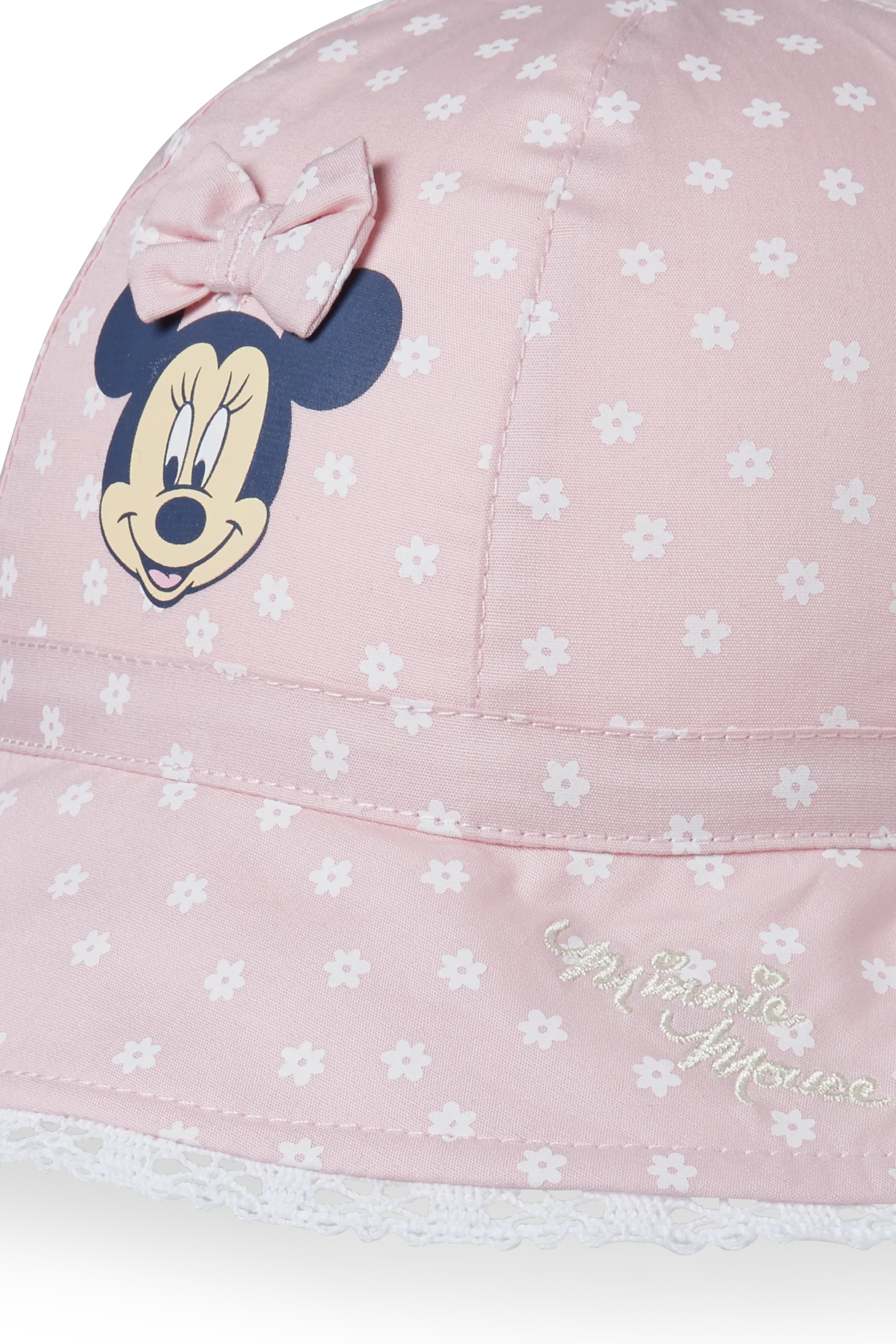 Minnie Mouse - baby hat - floral