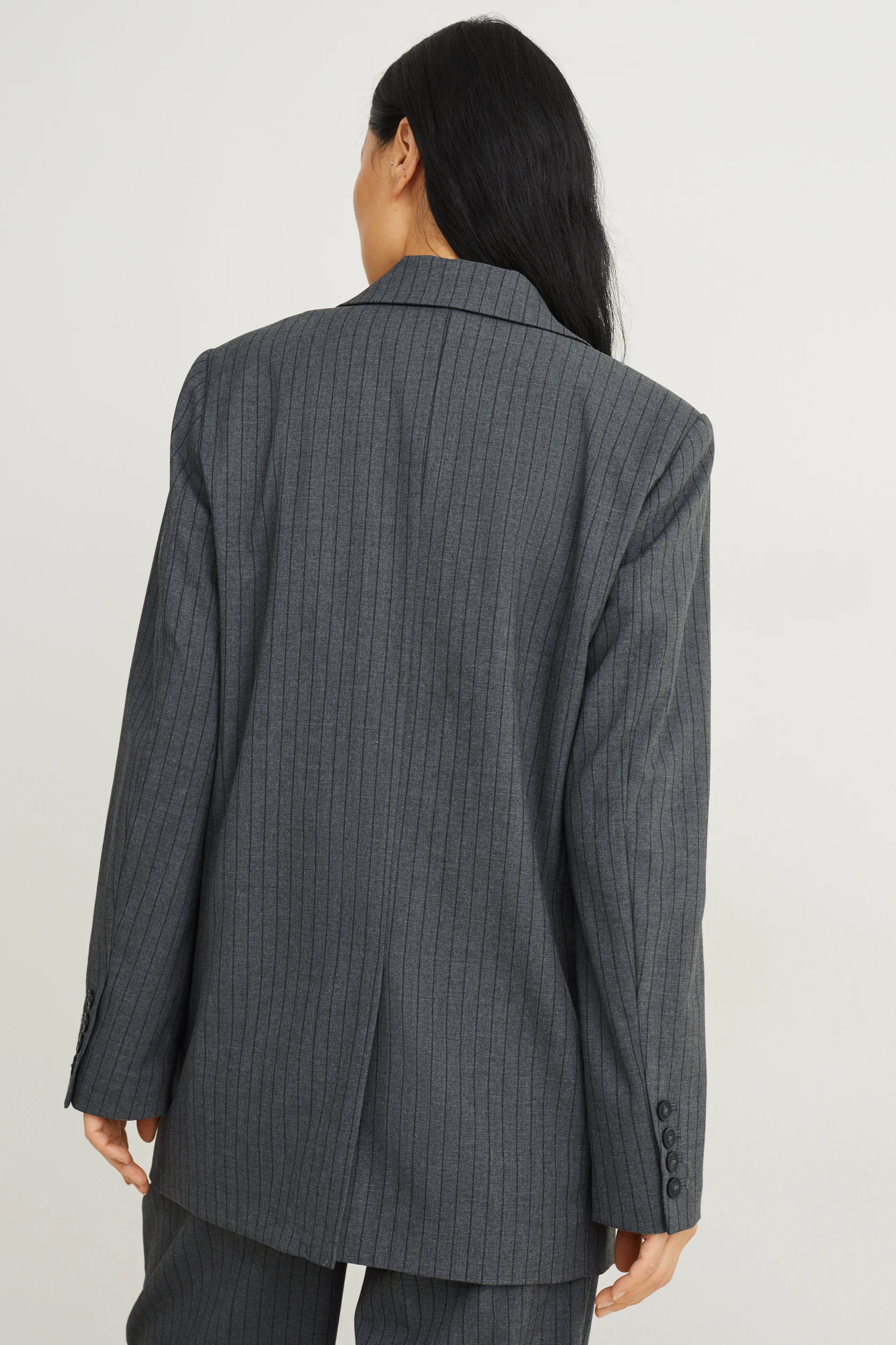 Oversized blazer - pinstripes