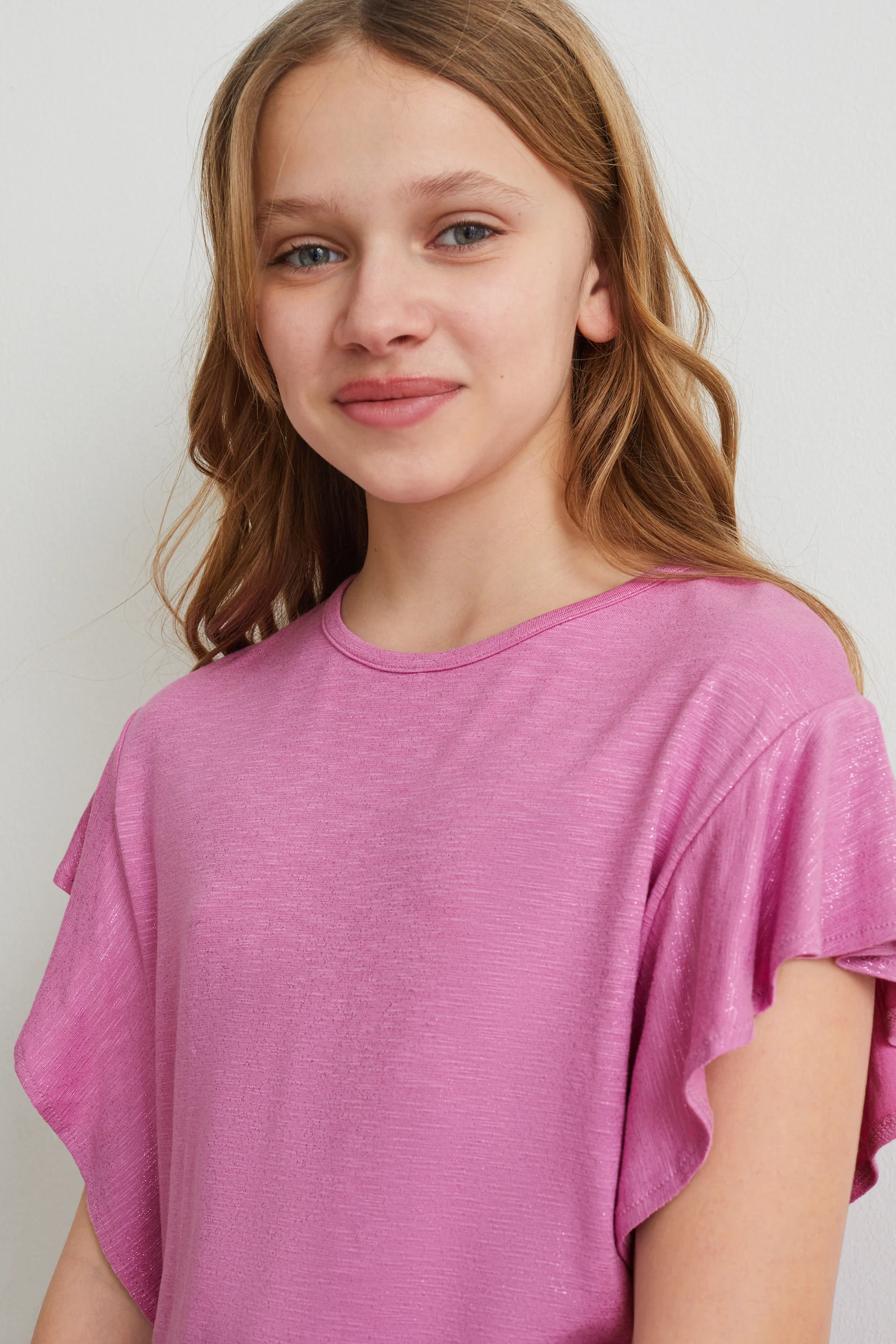 Short sleeve T-shirt - shiny