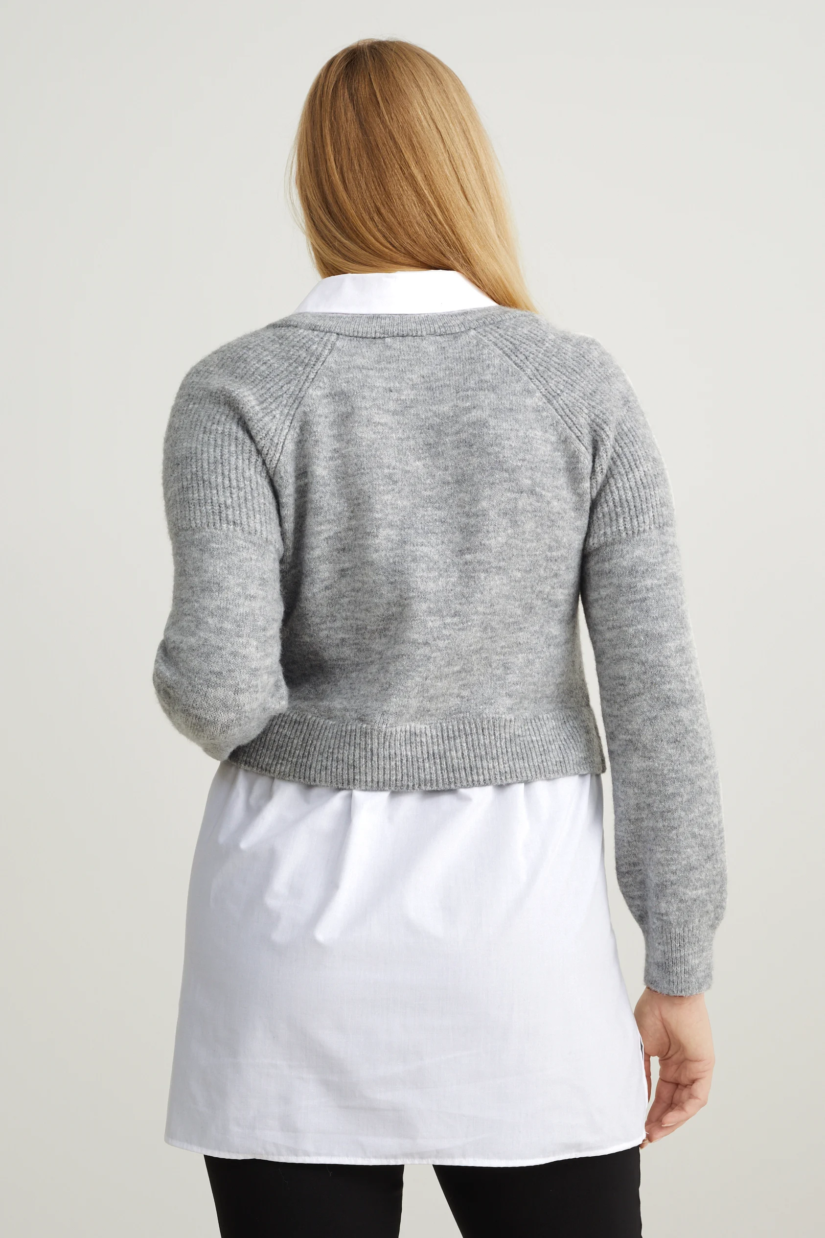 Maternity jumper - 2-in-1 look