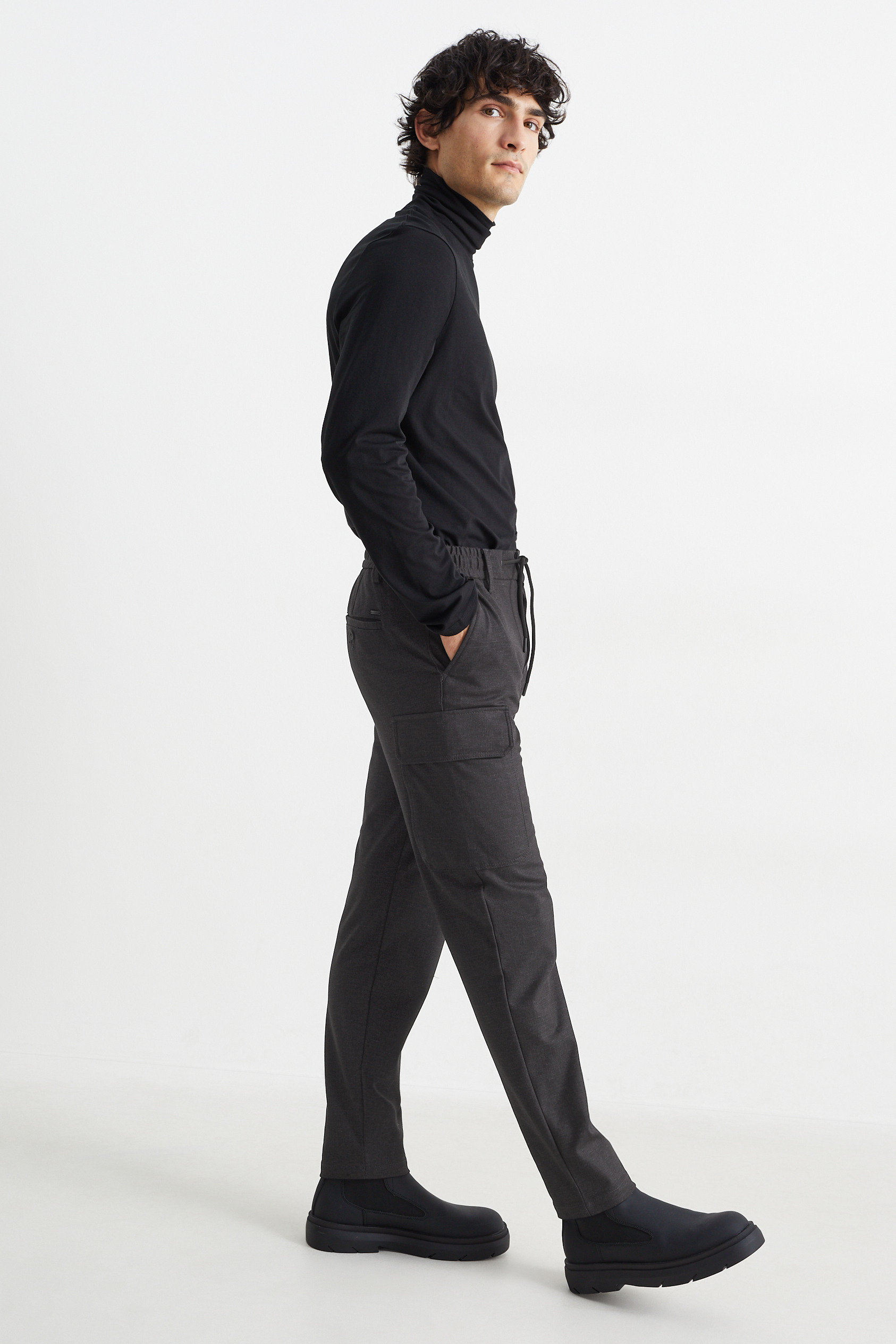 Cargo trousers - tapered fit - Flex