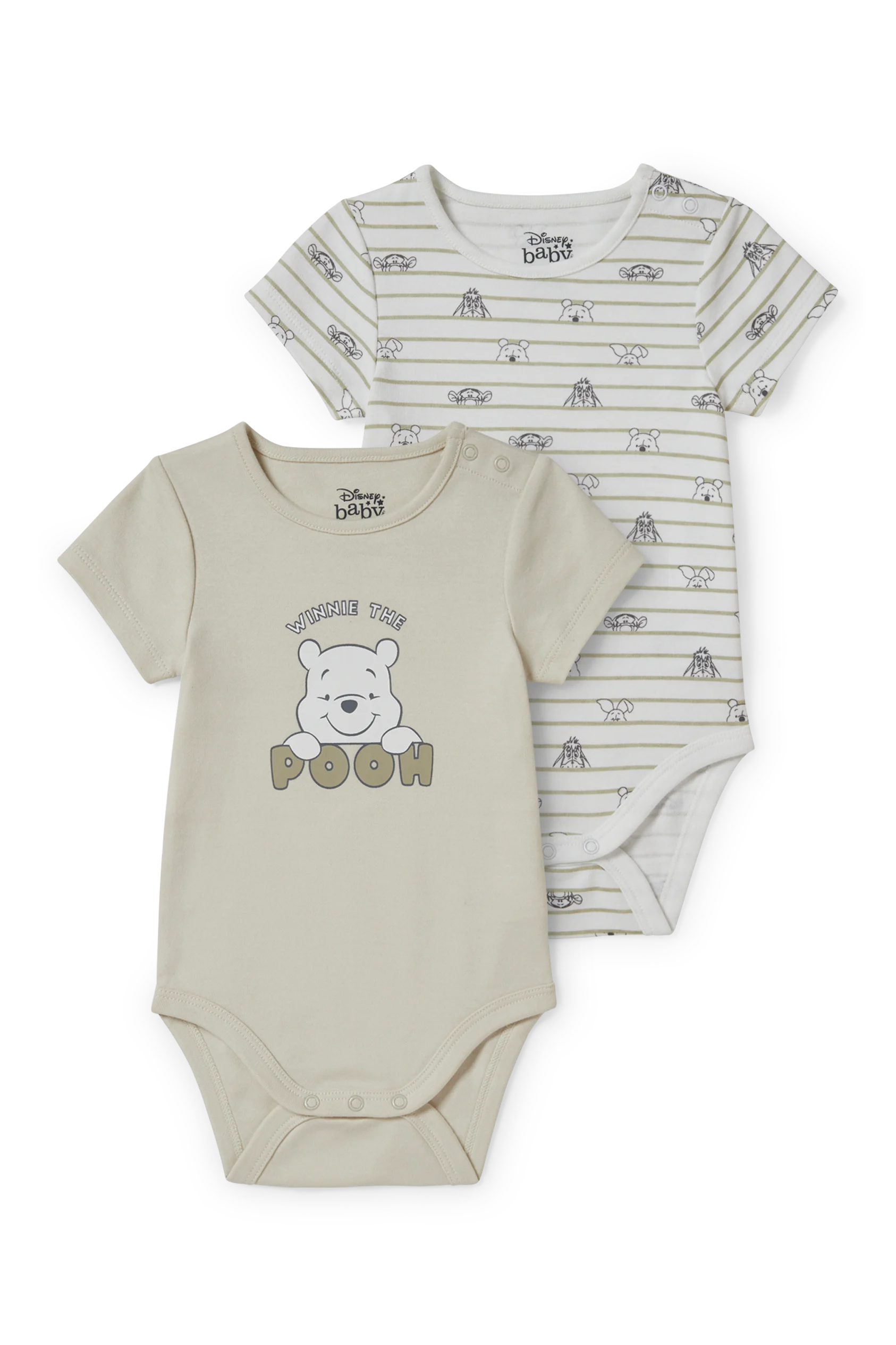 Multipack of 2 - Winnie the Pooh - baby bodysuit