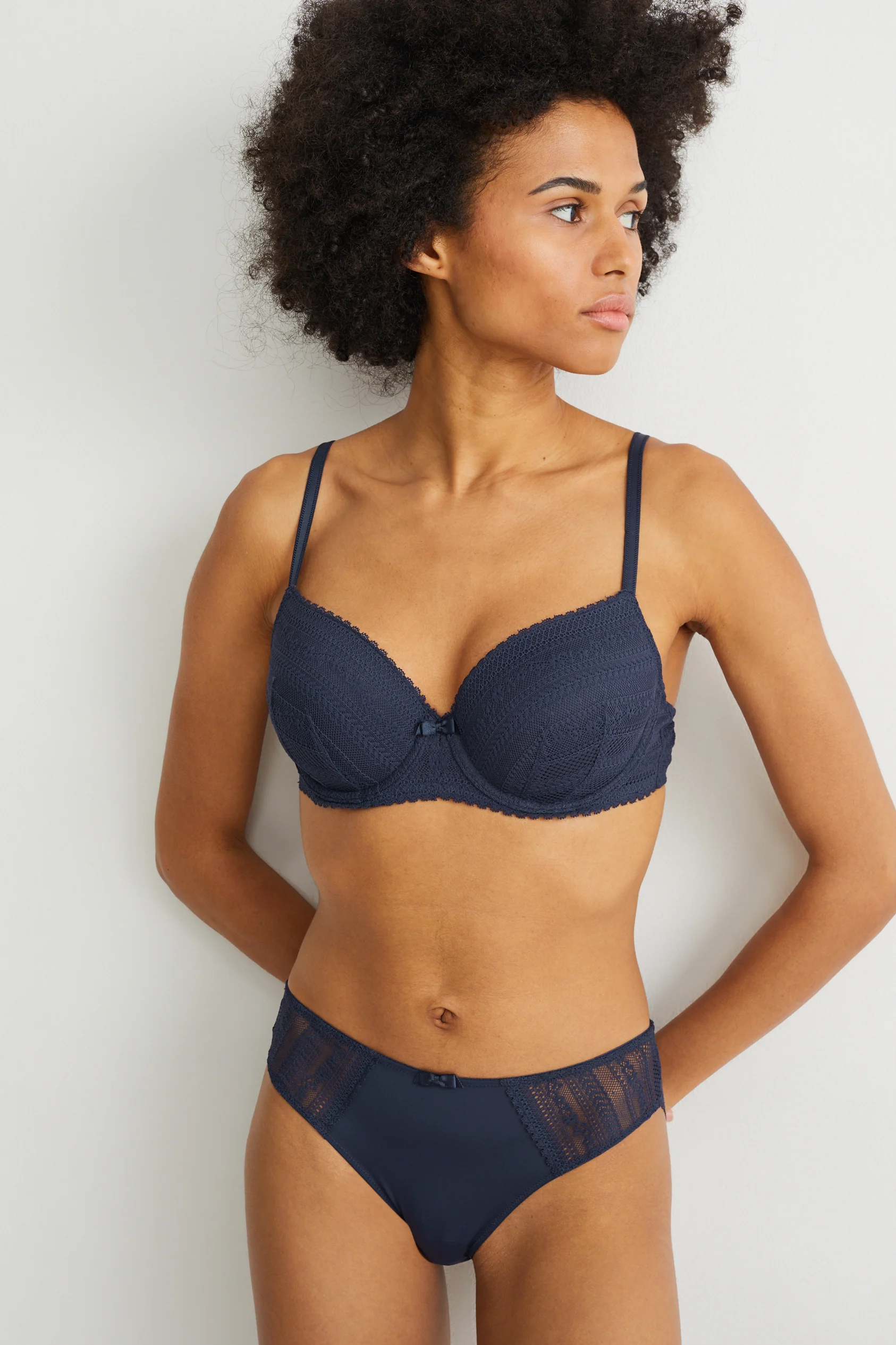 Underwire bra - FULL COVERAGE - padded - LYCRA?