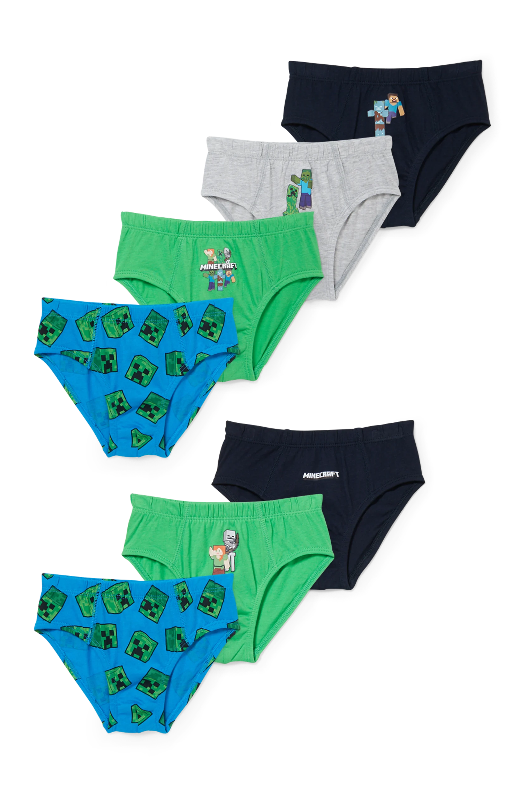 Multipack of 7 - Minecraft - briefs