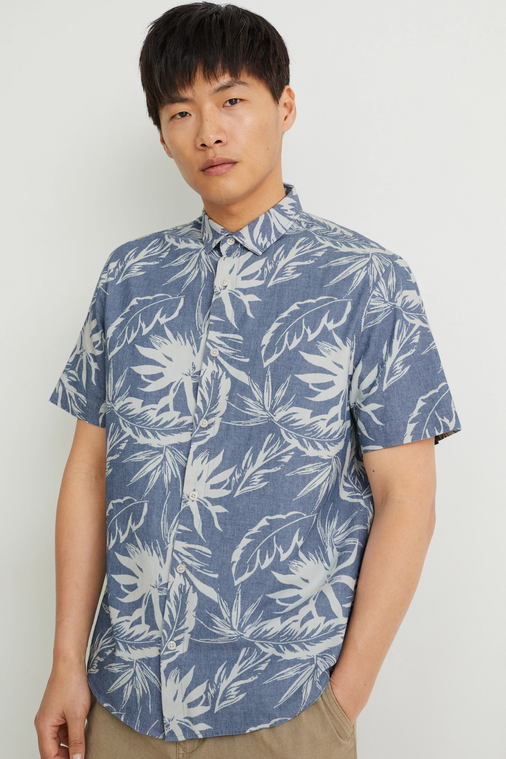 Shirt - regular fit - kent collar