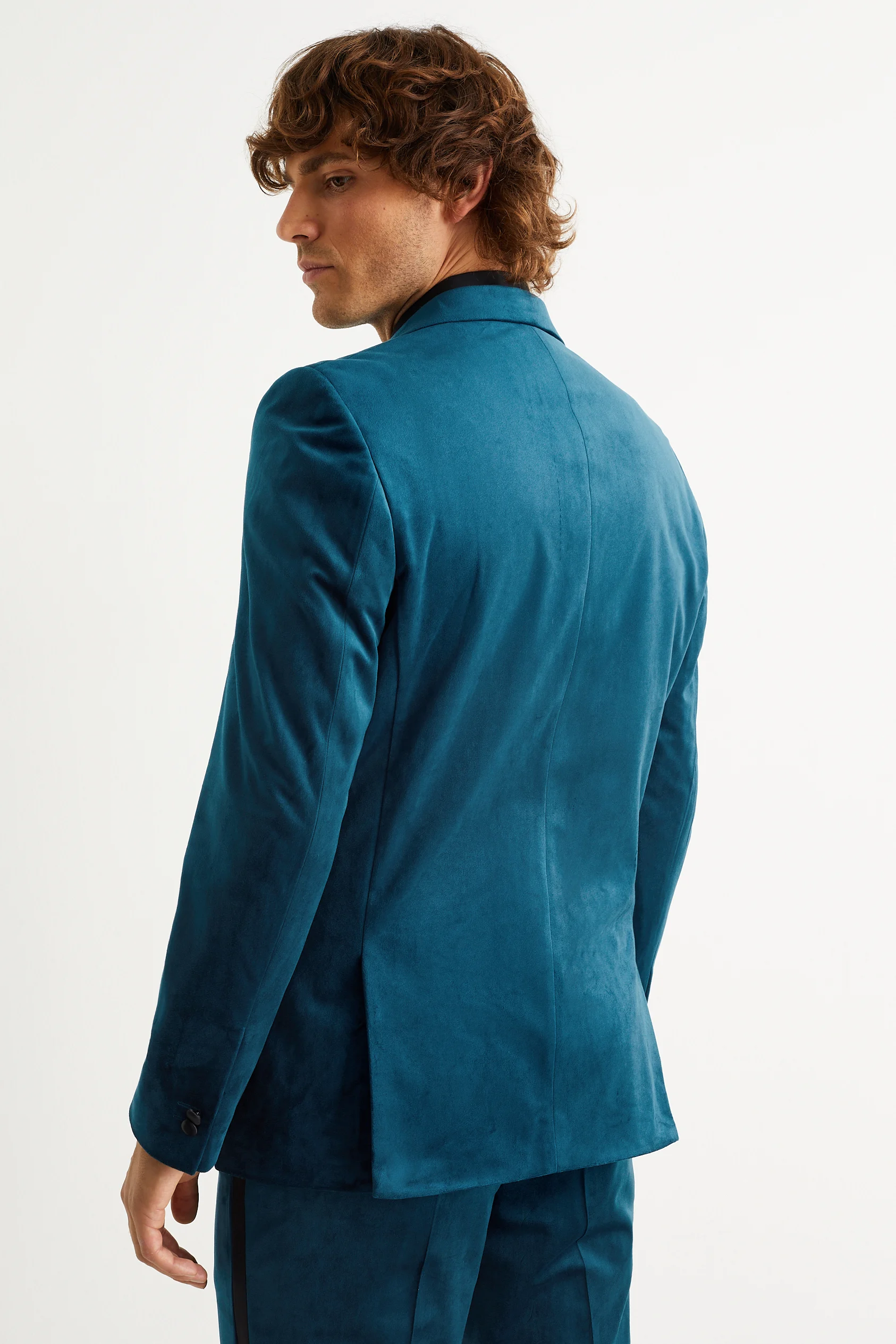Velvet tailored jacket - slim fit