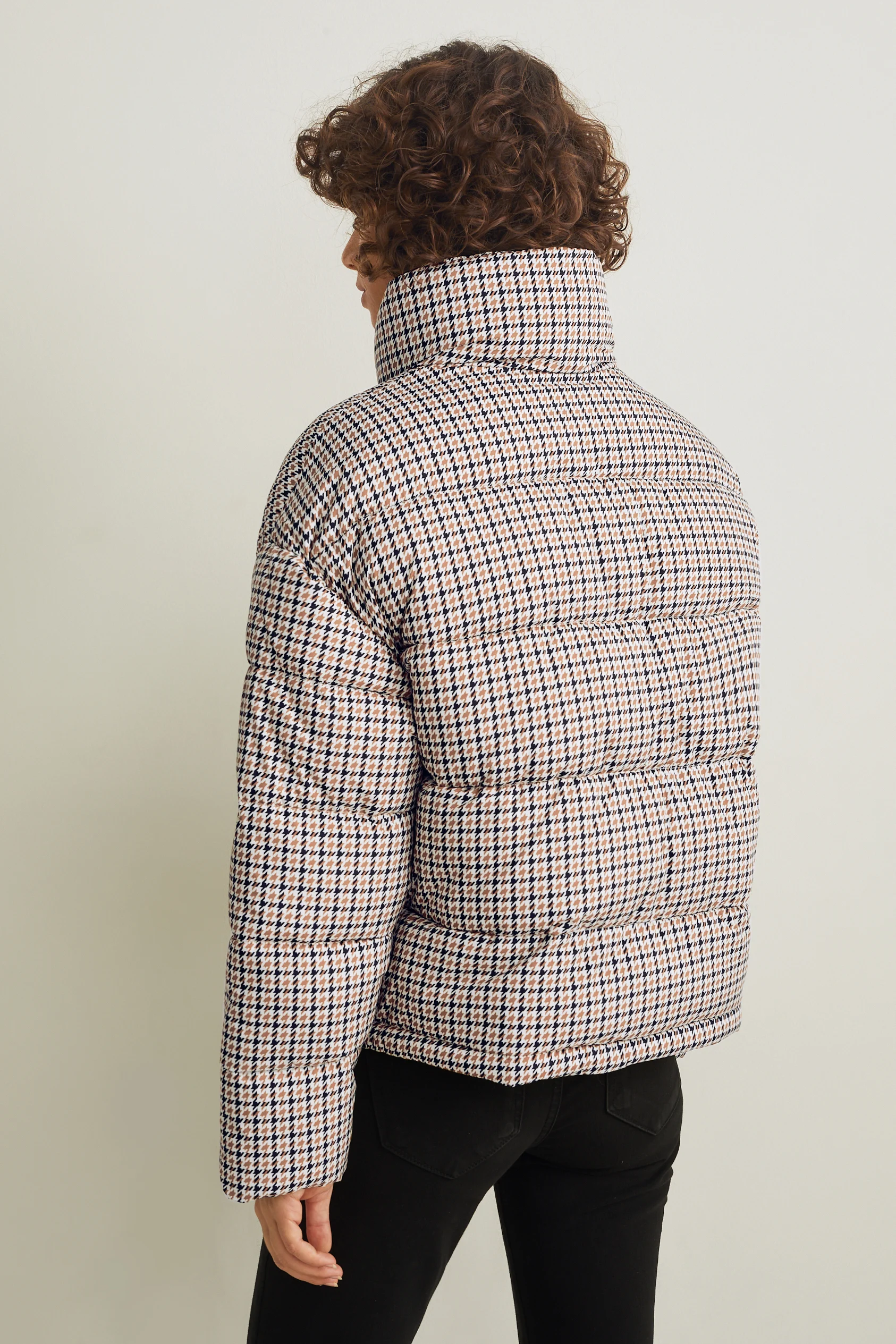 Quilted gilet  - check