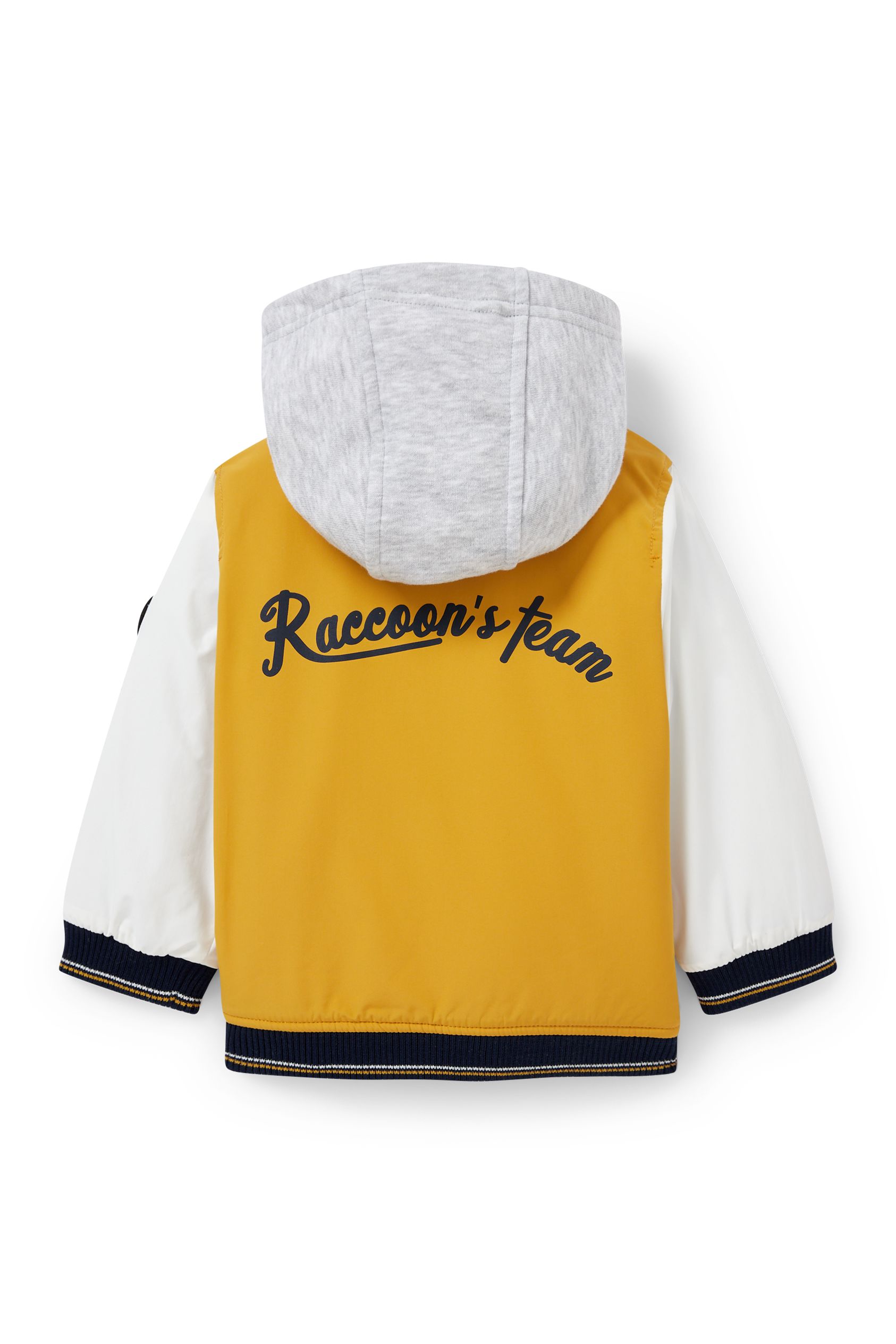 Baby jacket with hood