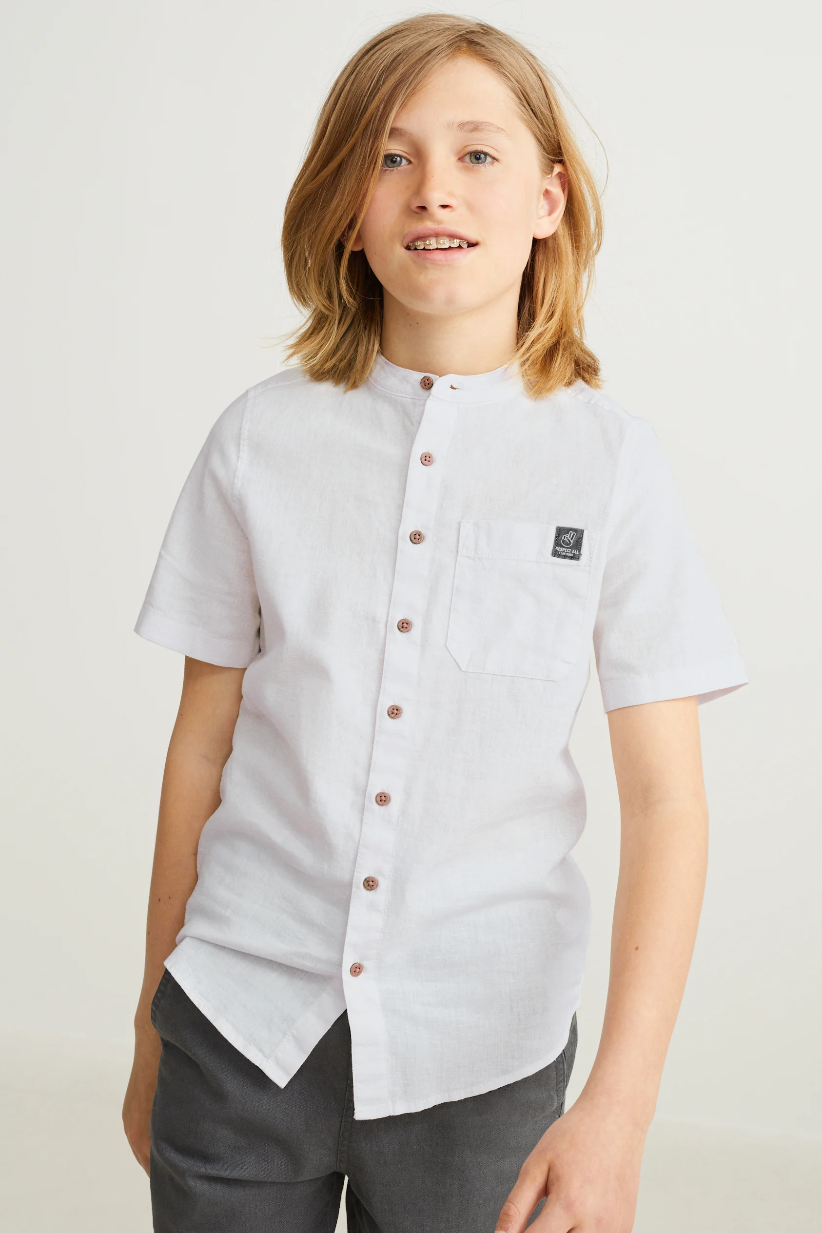 Shirt - linen blend