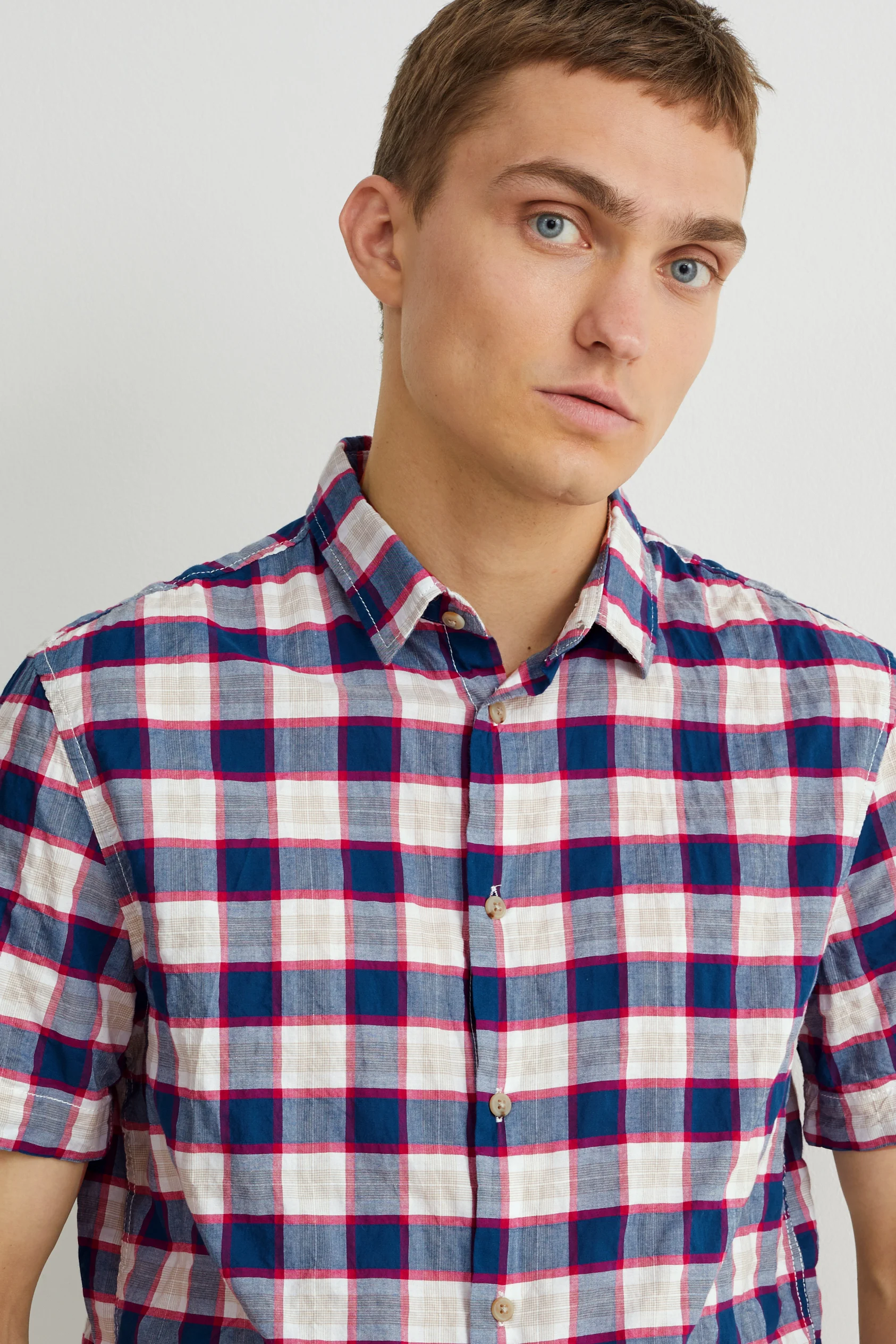 Shirt - regular fit - kent collar - check
