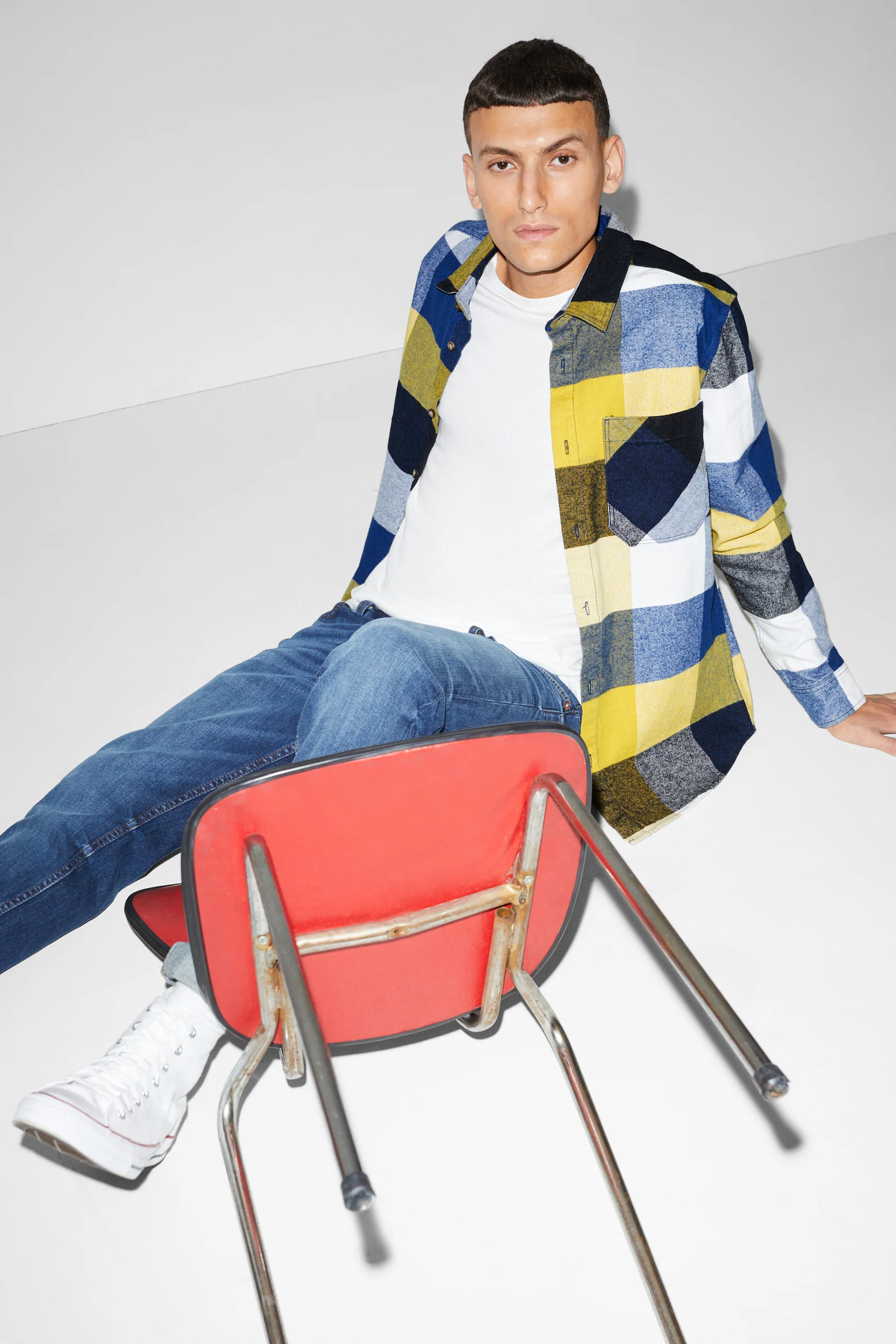 Shirt - regular fit - kent collar - check