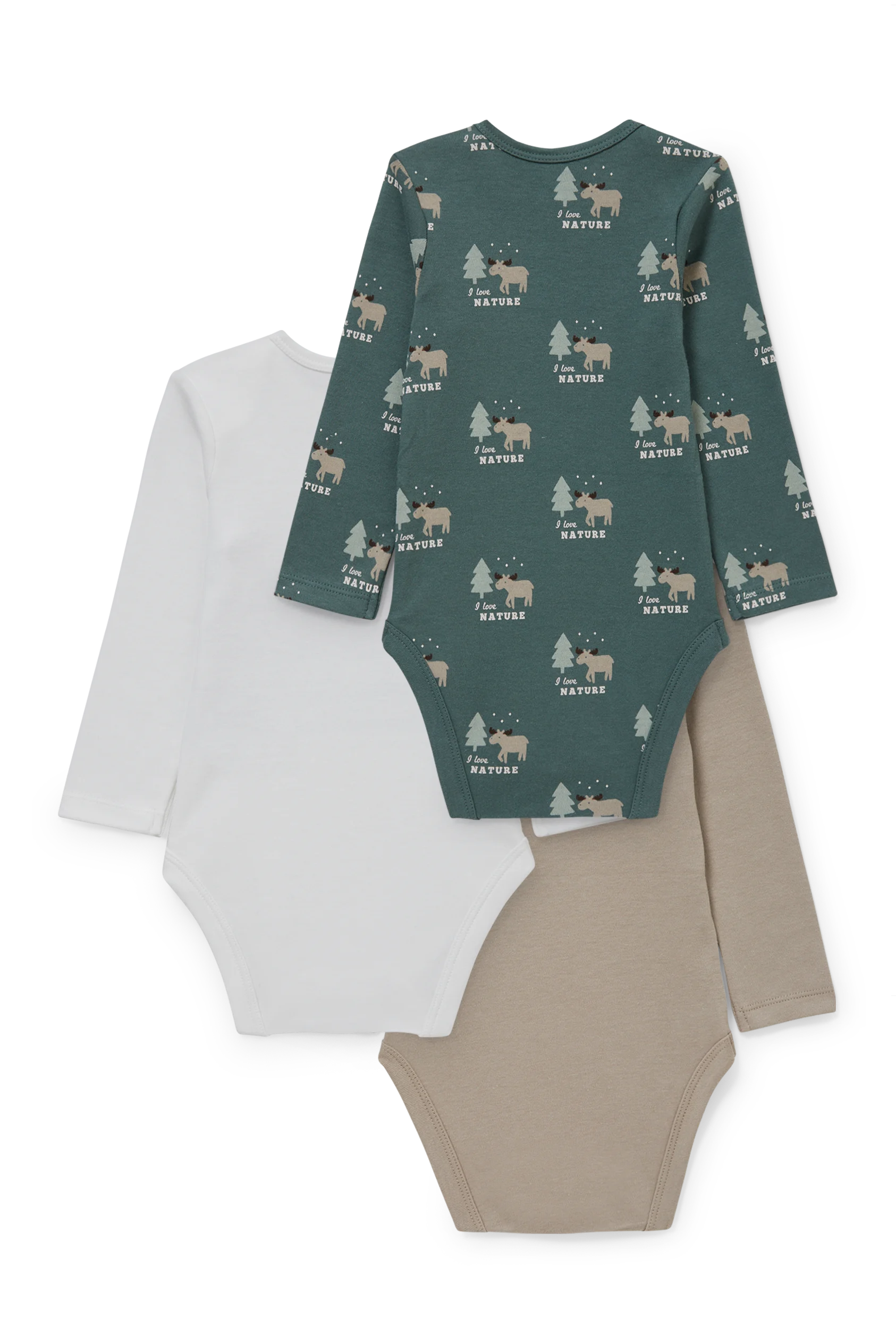 Multipack of 3 - baby bodysuit