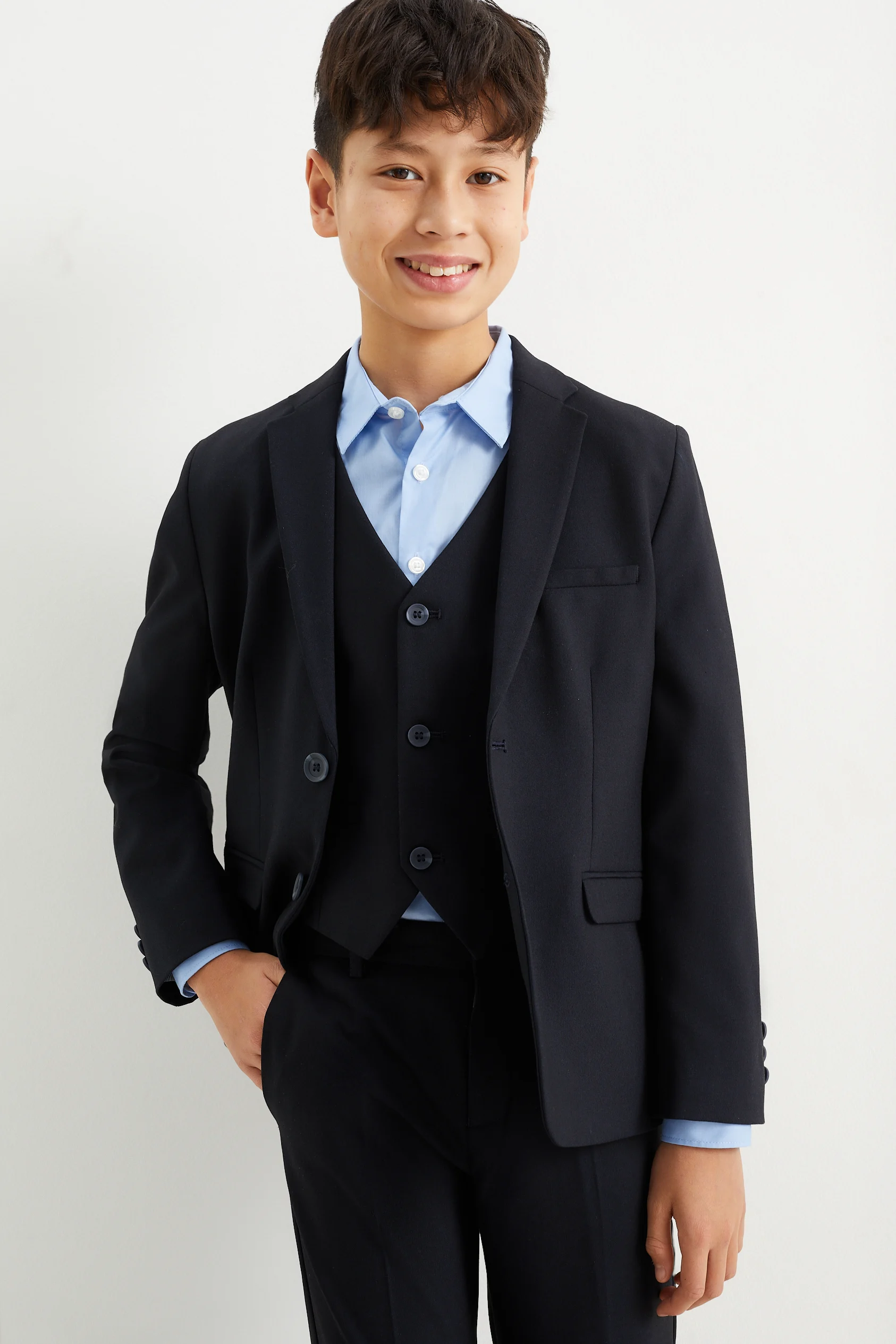 Mix-and-match waistcoat - stretch - LYCRA?