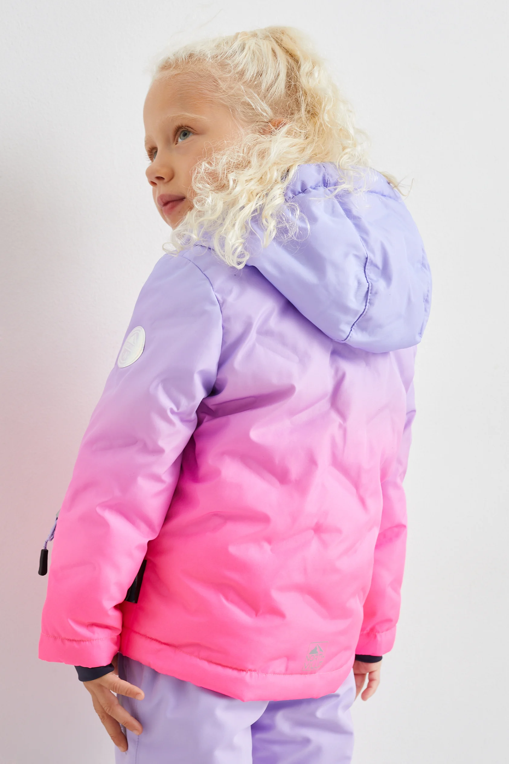 Ski jacket with hood