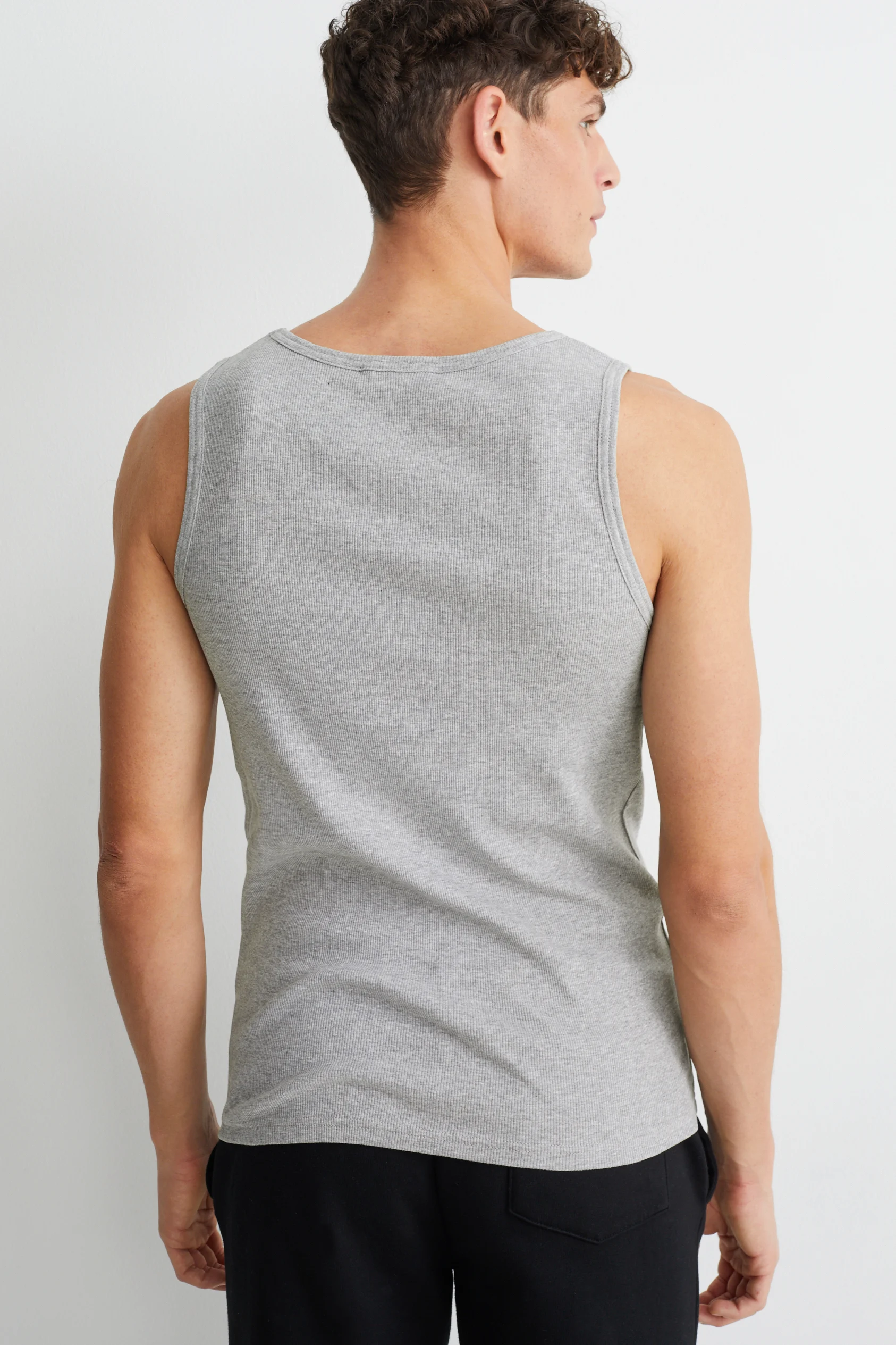 Vest top - double rib